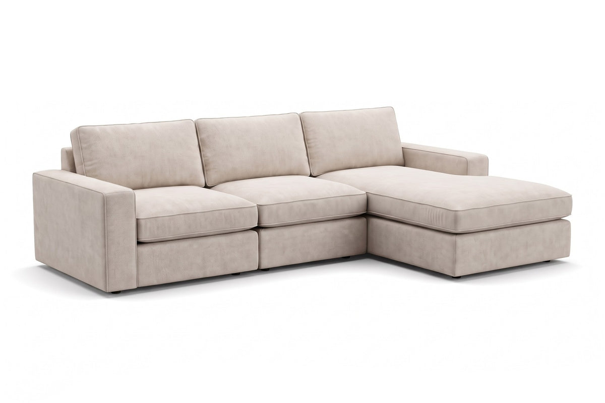 Annecy Modular L-Shaped Sectional on white
