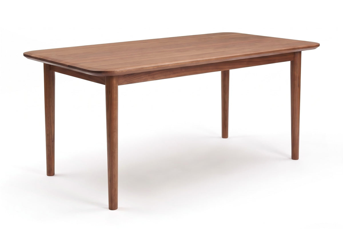 Beaune Walnut Dining Table on white
