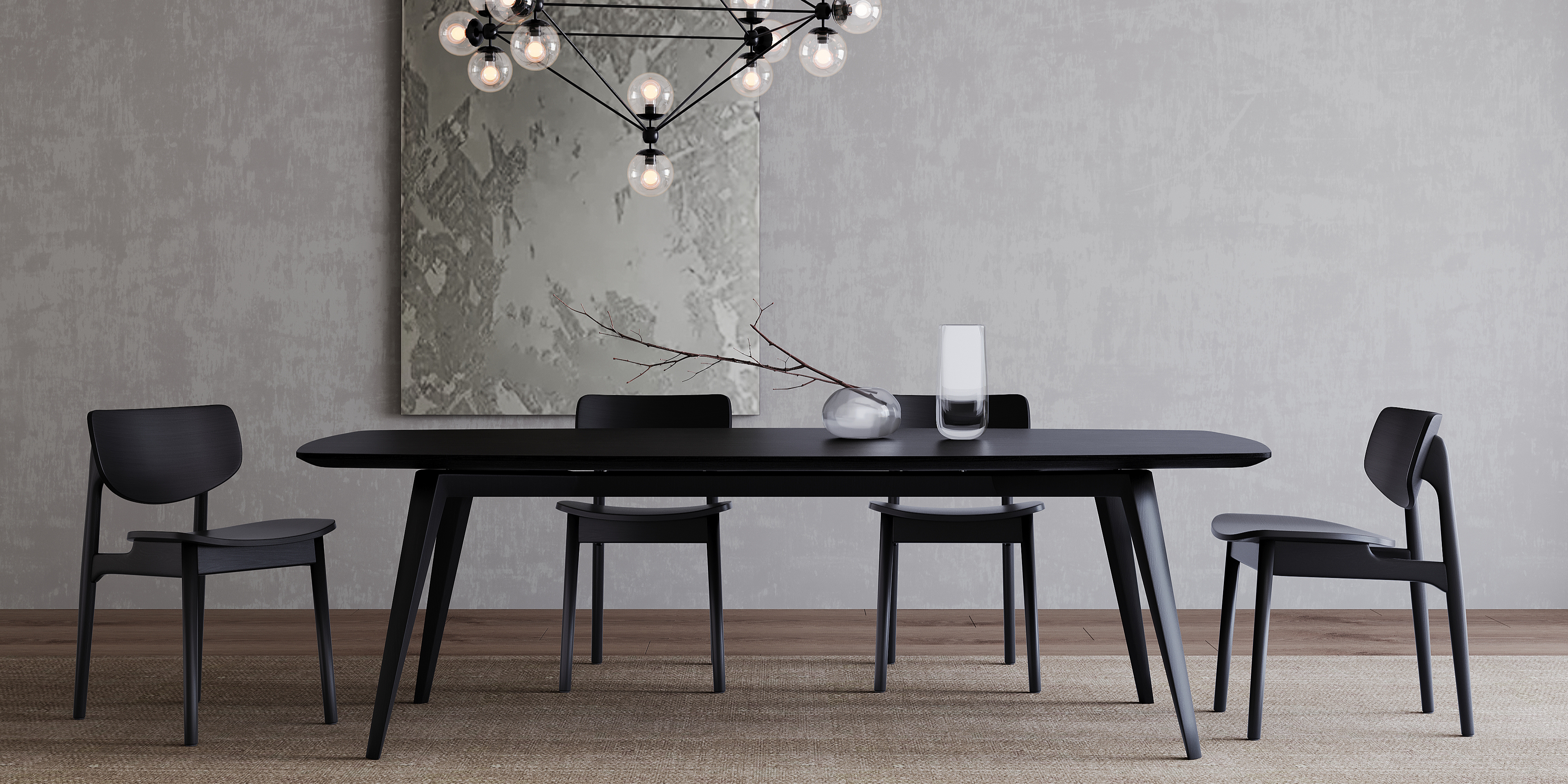 Boucher Wood Dining Chair, Set of 2