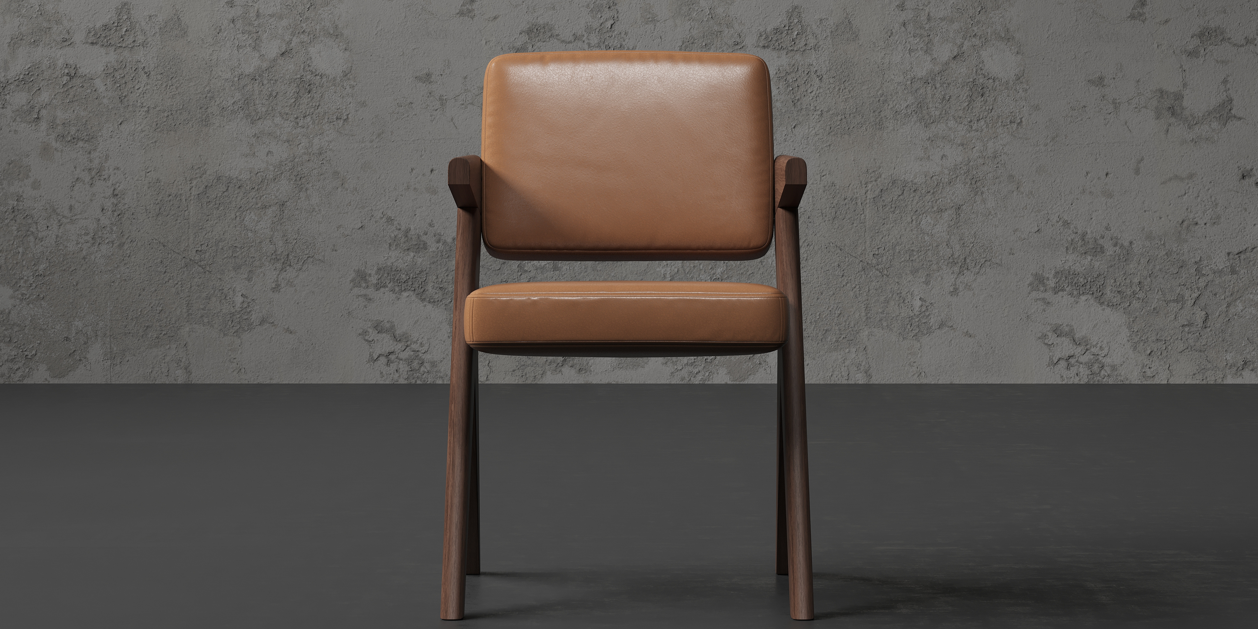 Leif Leather Dining Chair, Set of 2