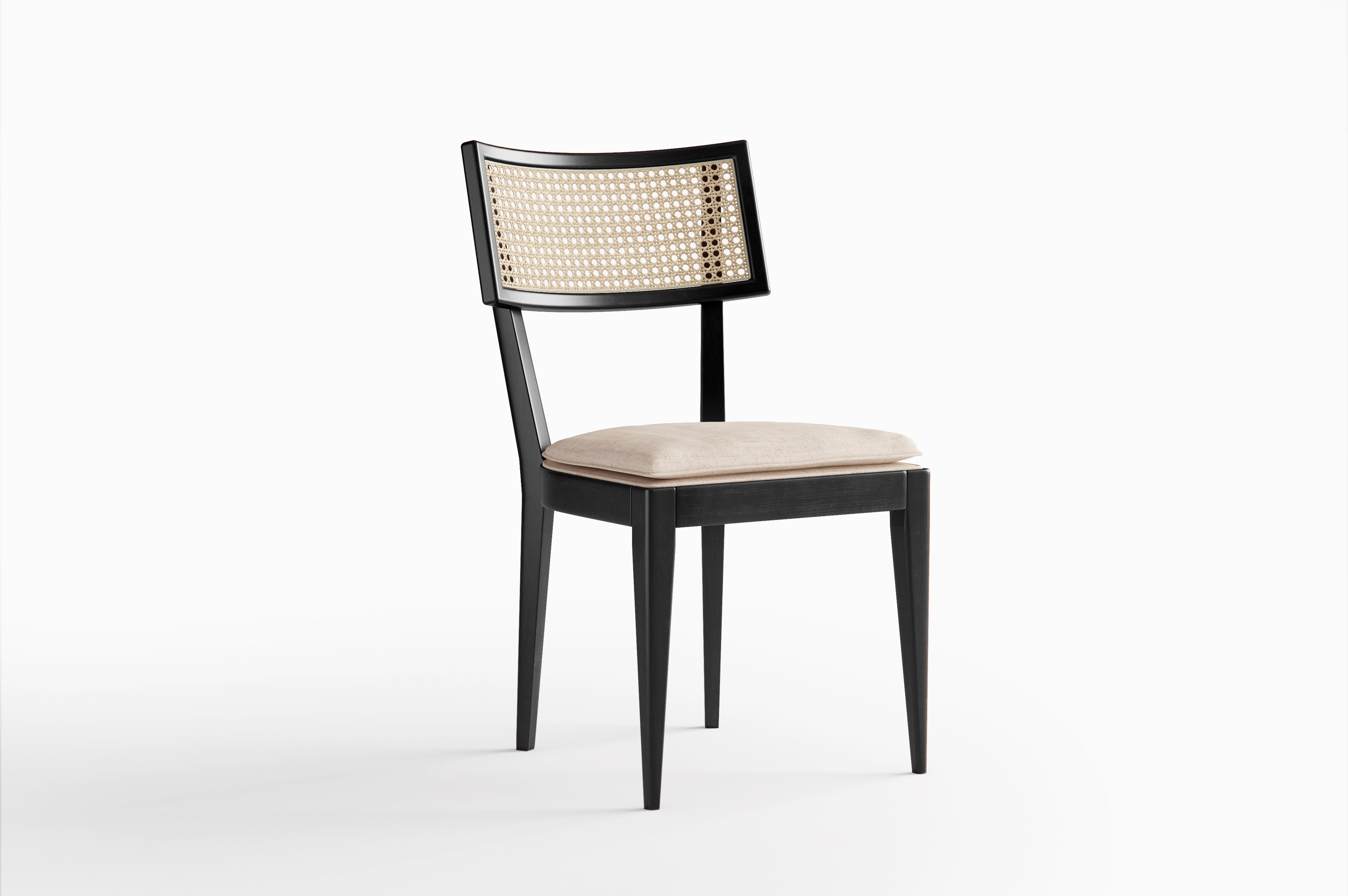 Blanchet Woven Cane Dining Chair, Set of 2