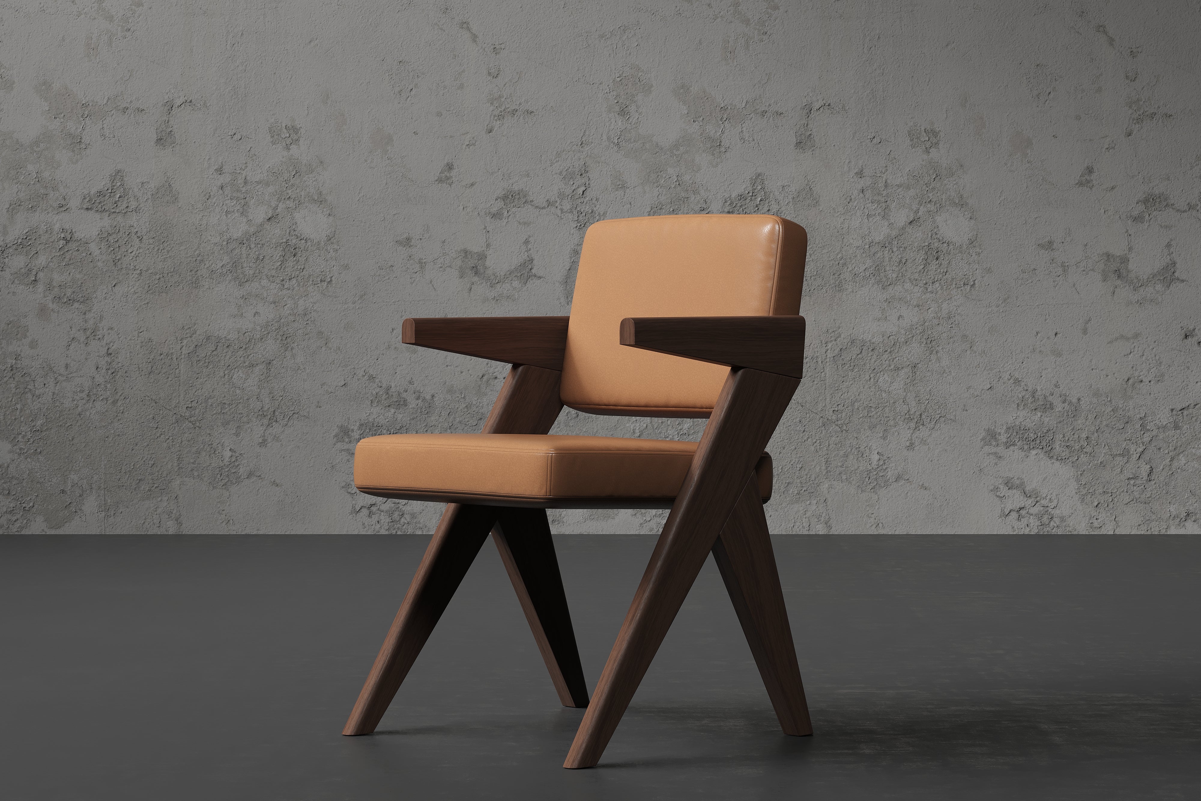 Leif Leather Dining Chair, Set of 2