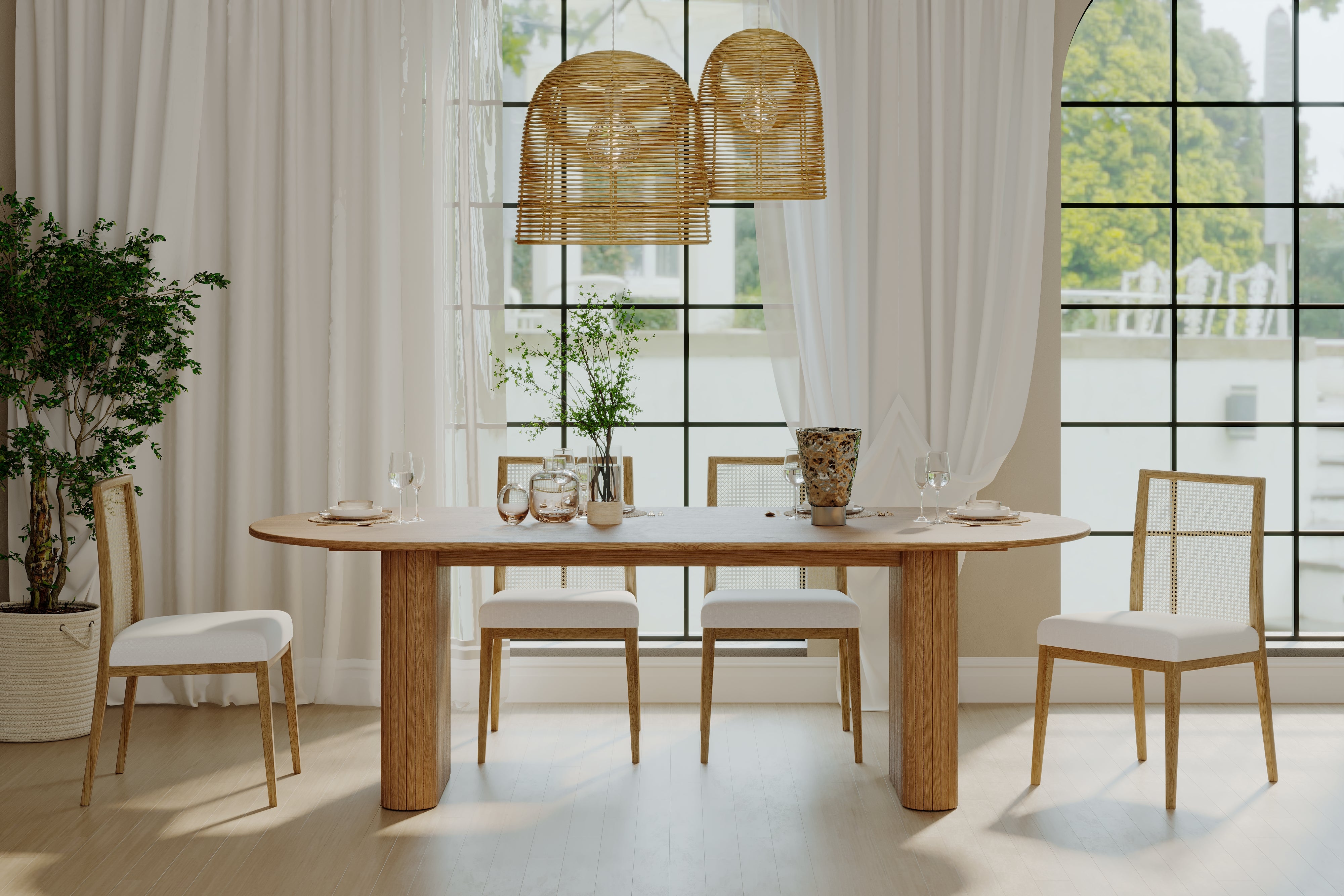 Morel Ashwood Dining Table – Heirloom Craftsmanship Meets Modern Elegance