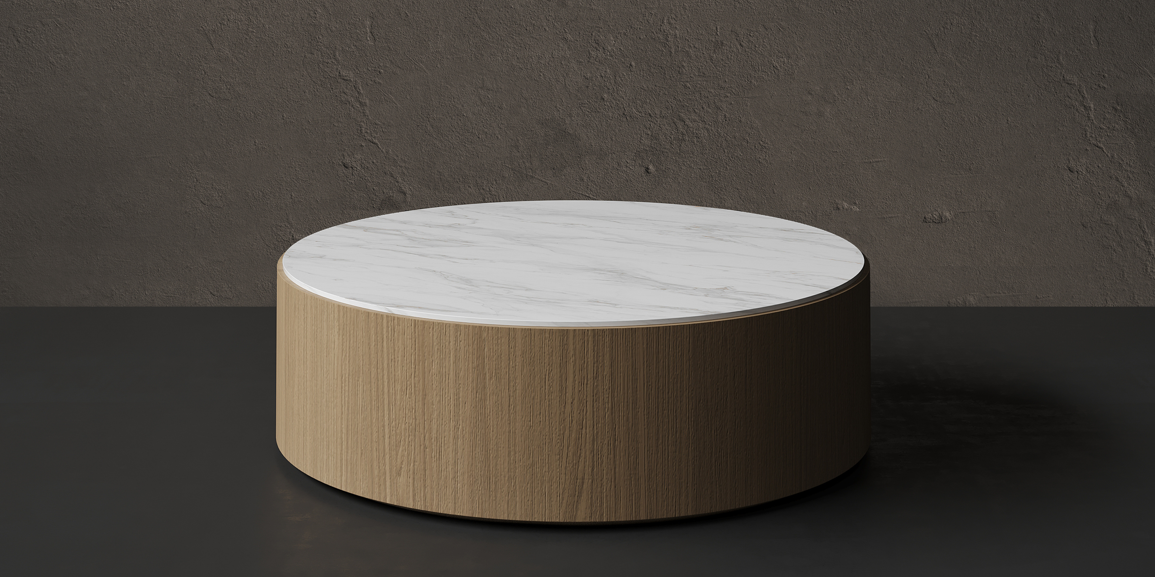 Laconi Carrara Marble Coffee Table