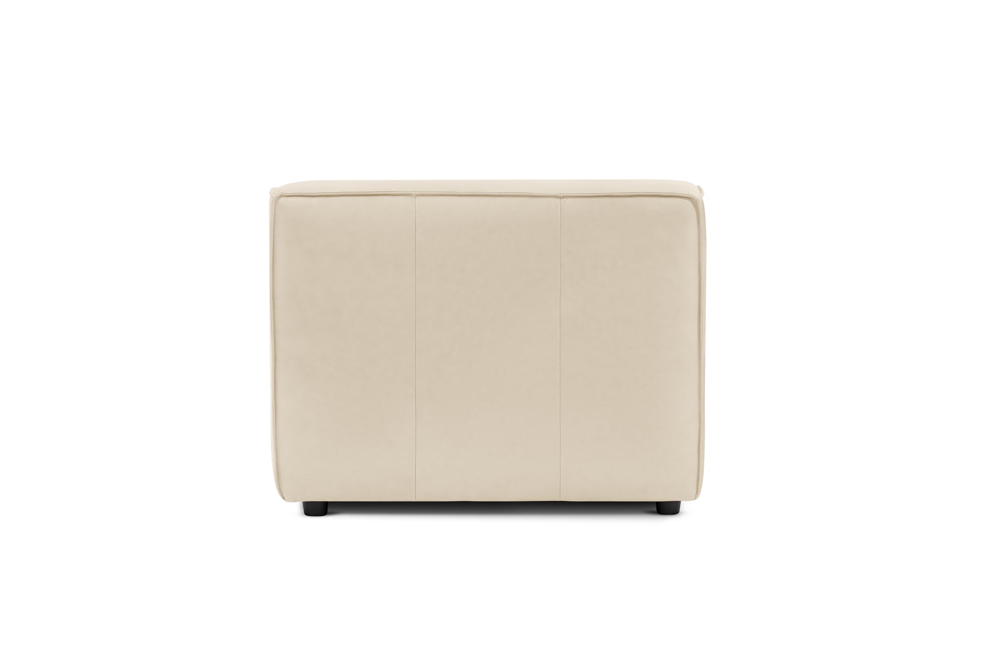 Allodi Full-aniline Leather Armless Sofa Module with Feather-Filled
