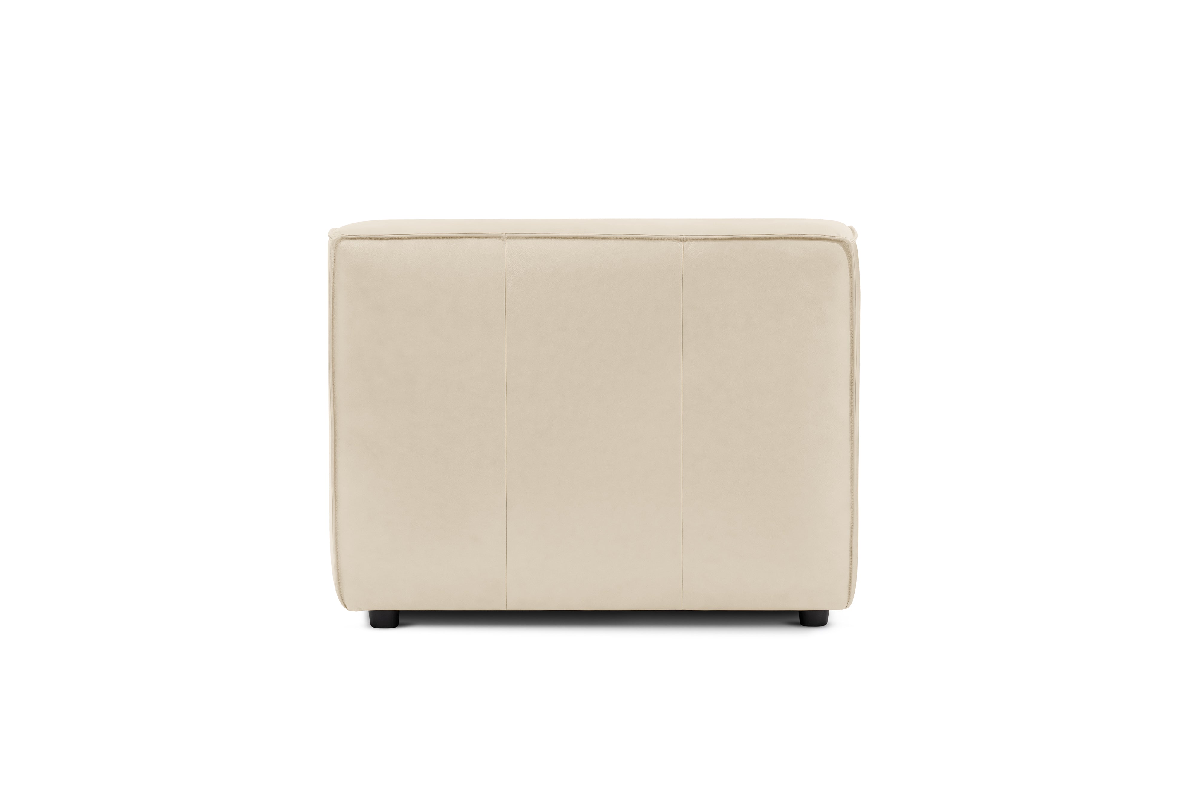 Allodi Full-aniline Leather Armless Sofa Module with Feather-Filled