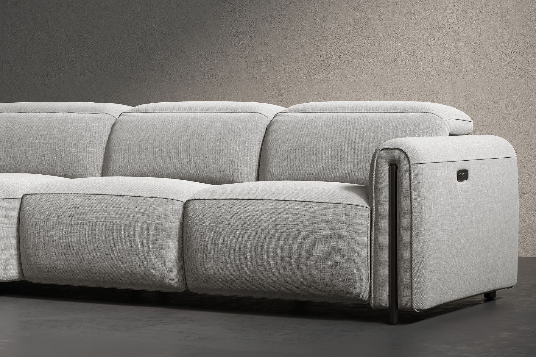 Ricci Cloud Fabric Recliner Sectional Sofa– Luxury Meets Smart Comfort