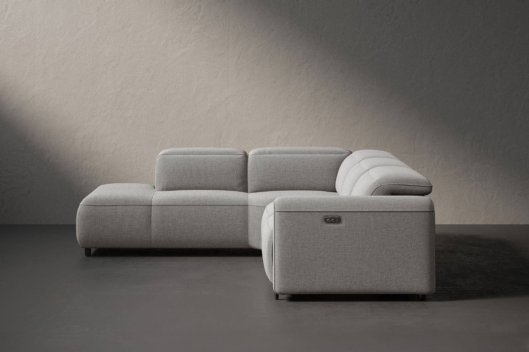 Ricci Cloud Fabric Recliner Sectional Sofa– Luxury Meets Smart Comfort