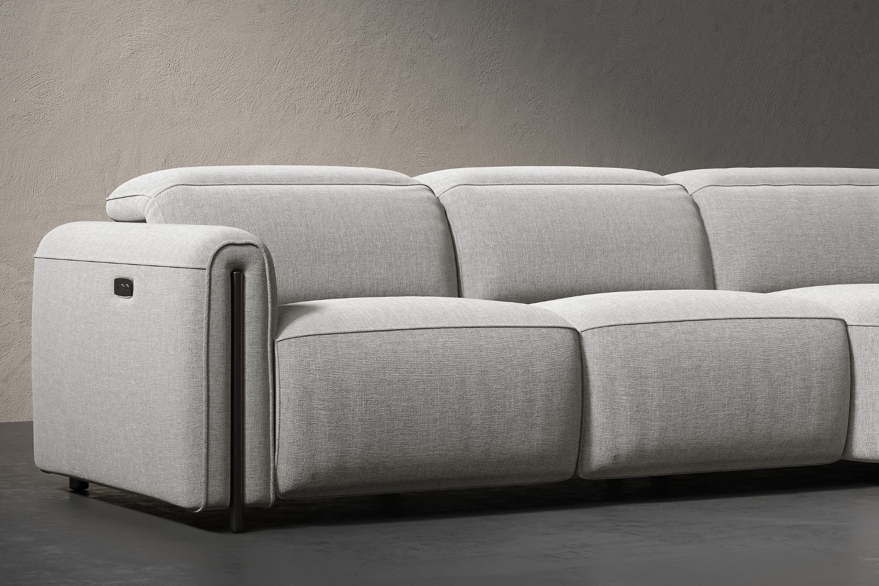 Ricci Cloud Fabric Recliner Sectional Sofa– Luxury Meets Smart Comfort