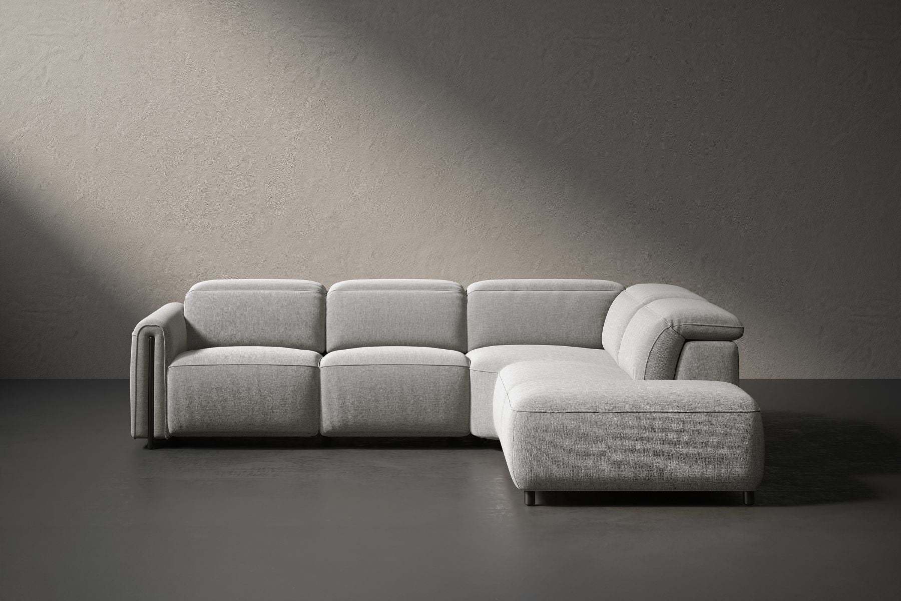 Ricci Cloud Fabric Recliner Sectional Sofa– Luxury Meets Smart Comfort