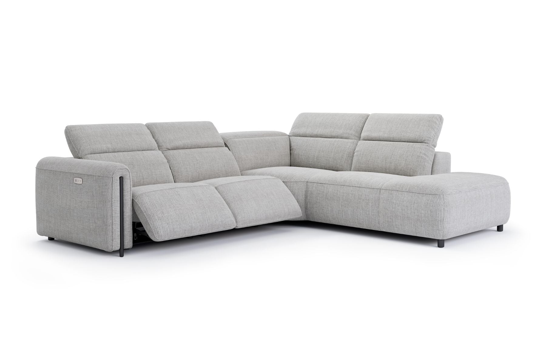 Ricci Cloud Fabric Recliner Sectional Sofa– Luxury Meets Smart Comfort