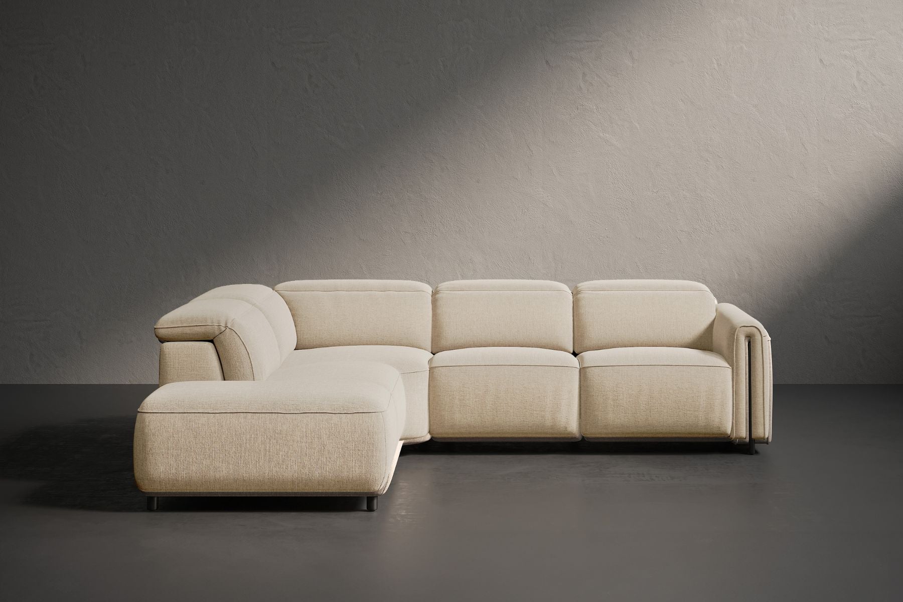 Ricci Cloud Fabric Recliner Sectional Sofa– Luxury Meets Smart Comfort