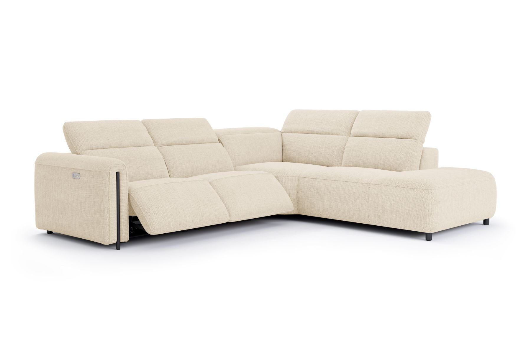 Ricci Cloud Fabric Recliner Sectional Sofa– Luxury Meets Smart Comfort