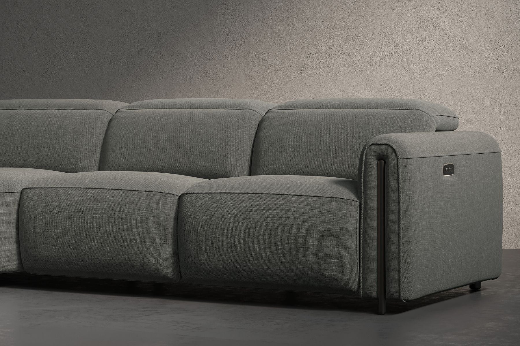 Ricci Cloud Fabric Recliner Sectional Sofa– Luxury Meets Smart Comfort