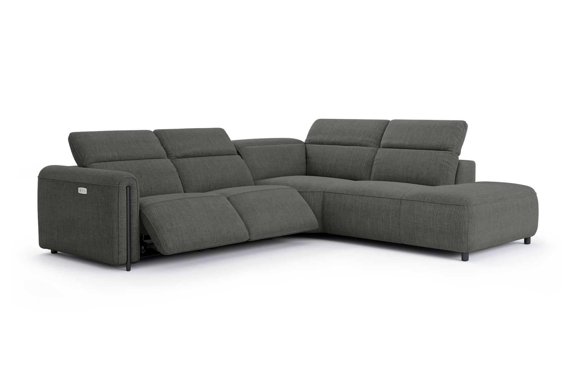 Ricci Cloud Fabric Recliner Sectional Sofa– Luxury Meets Smart Comfort
