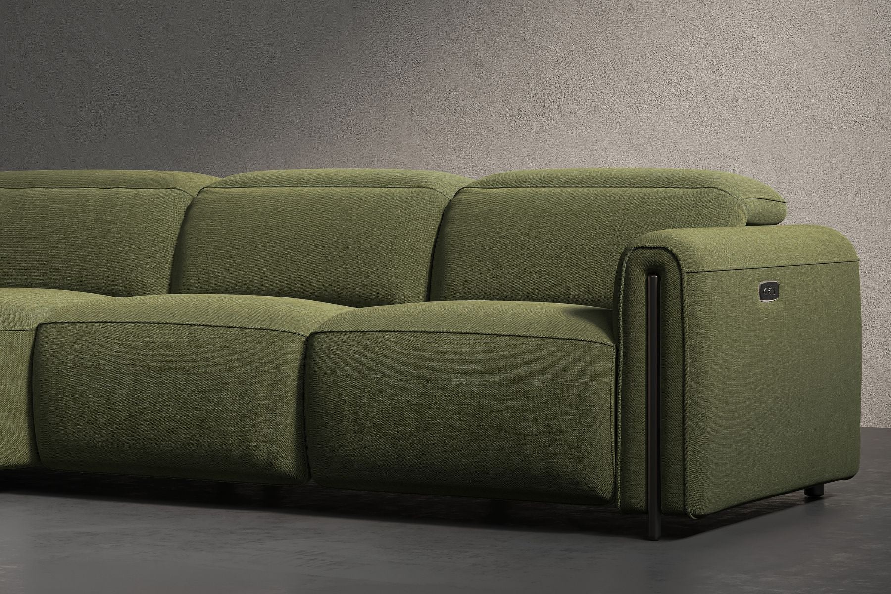 Ricci Cloud Fabric Recliner Sectional Sofa– Luxury Meets Smart Comfort