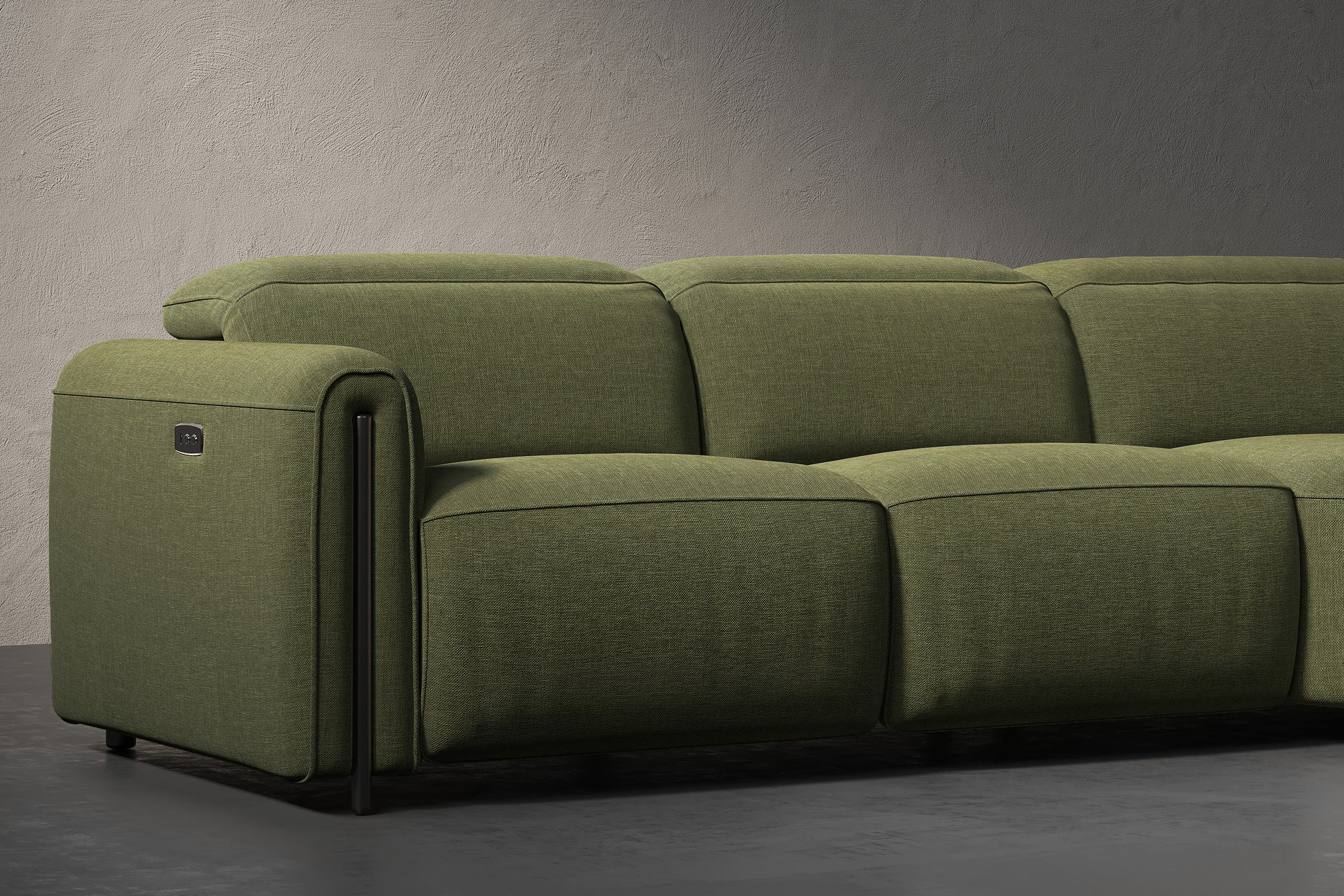 Ricci Cloud Fabric Recliner Sectional Sofa– Luxury Meets Smart Comfort