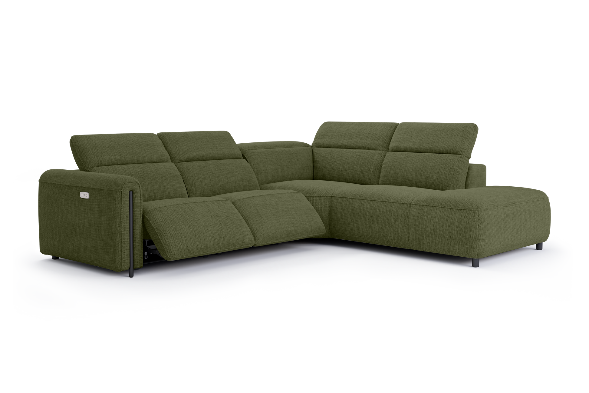 Ricci Cloud Fabric Recliner Sectional Sofa– Luxury Meets Smart Comfort