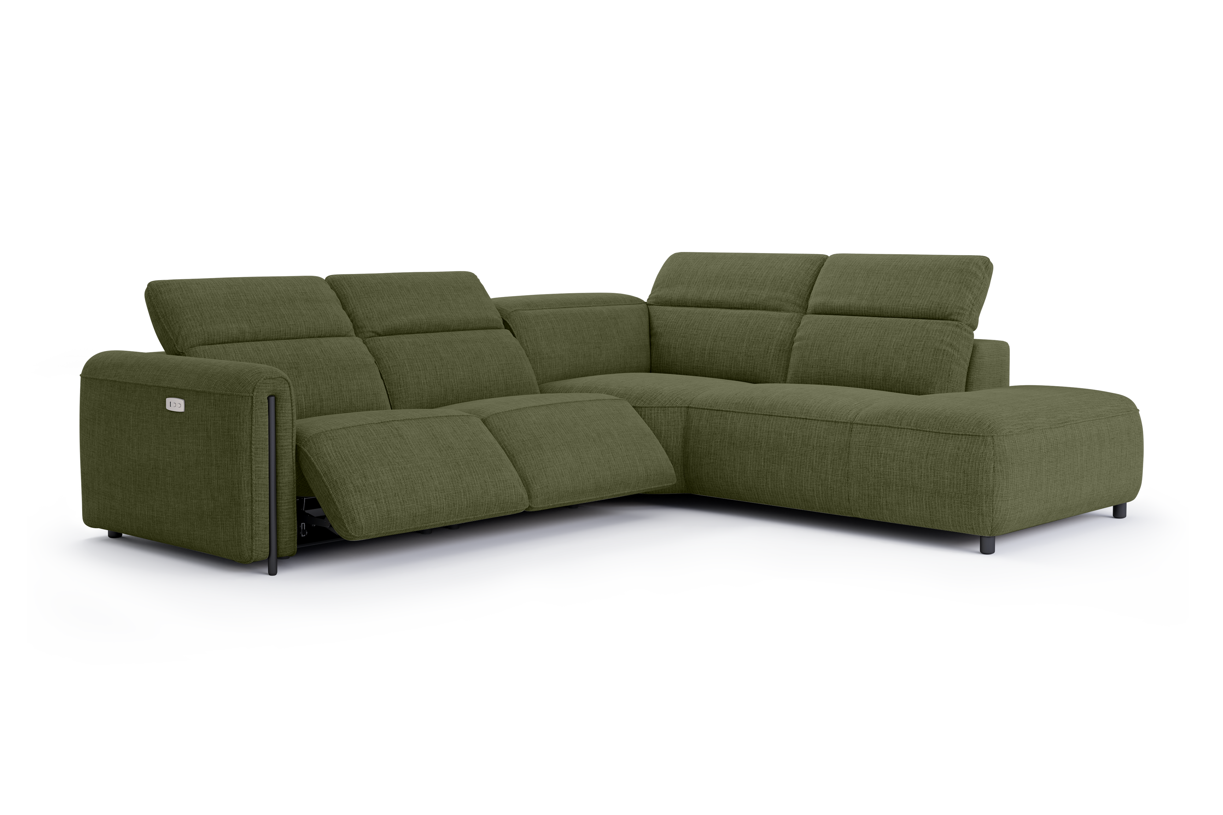 Ricci Cloud Fabric Recliner Sectional Sofa– Luxury Meets Smart Comfort