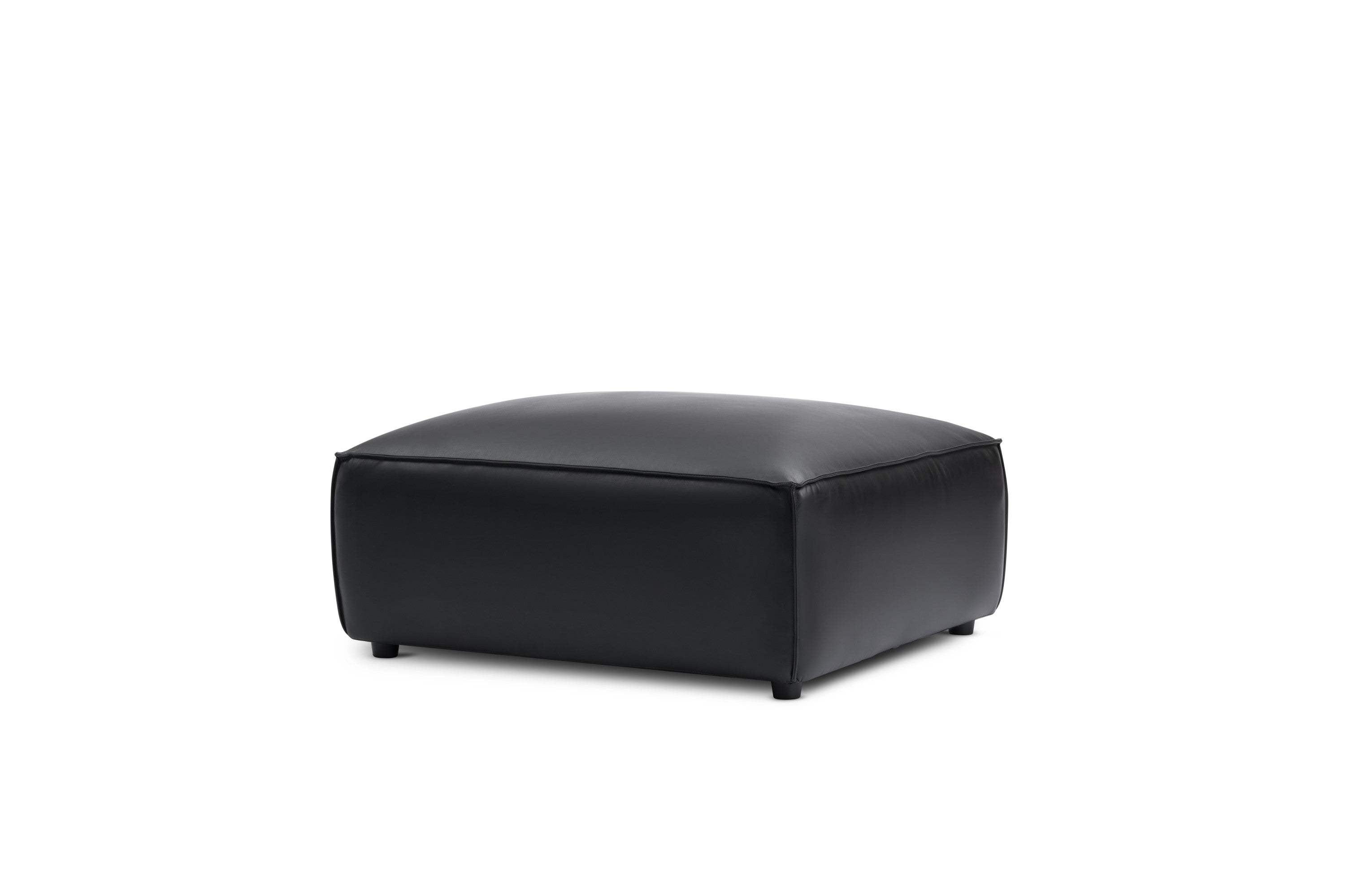 Allodi Full-aniline Leather Ottoman