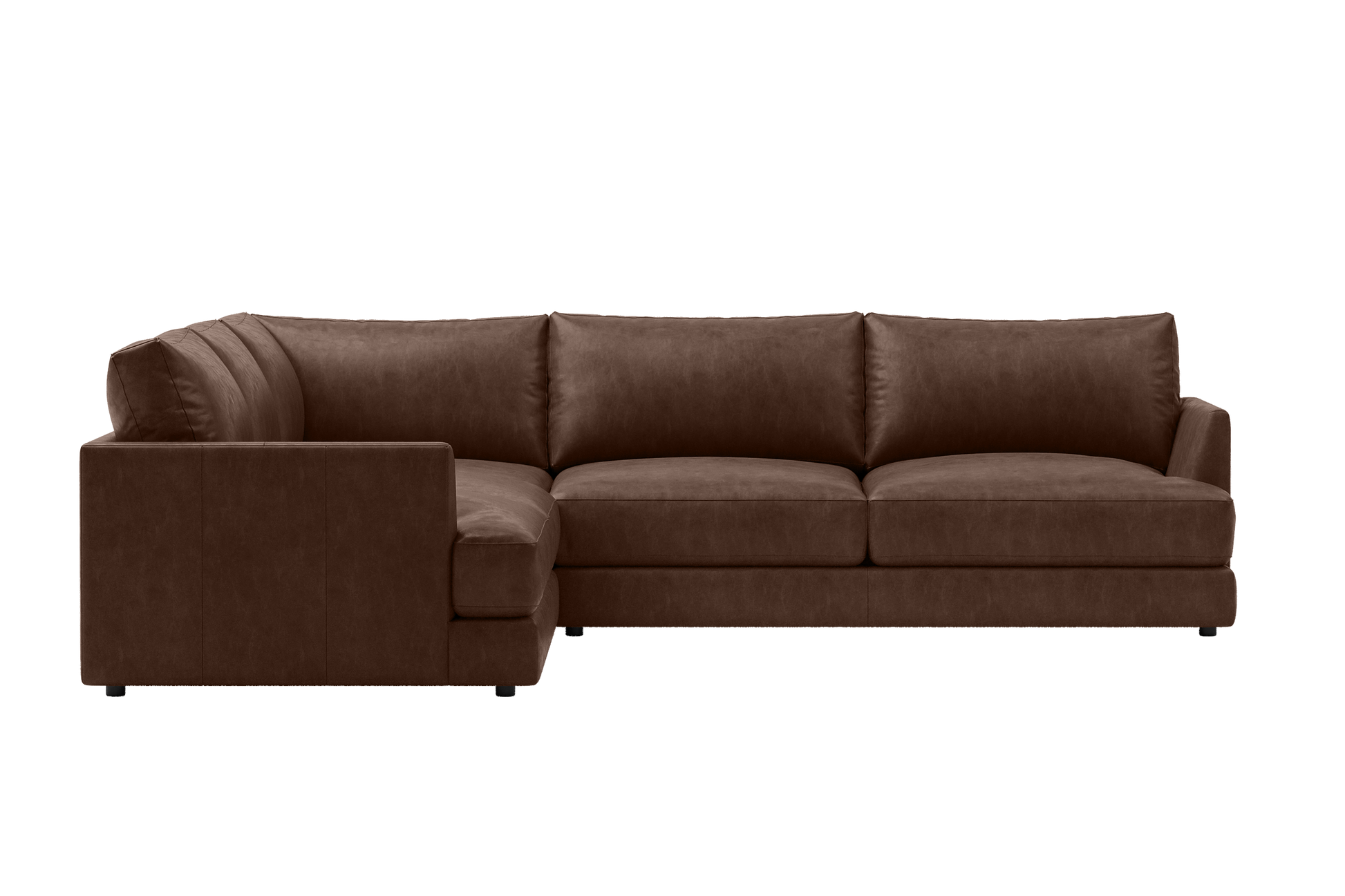Vidal Leather L-Shape Corner Sofa