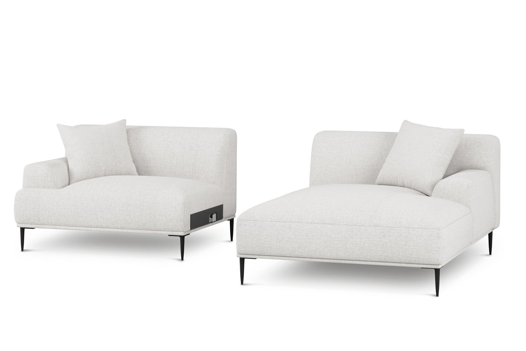 Rodin 94.5" Fabric Sectional Sofa