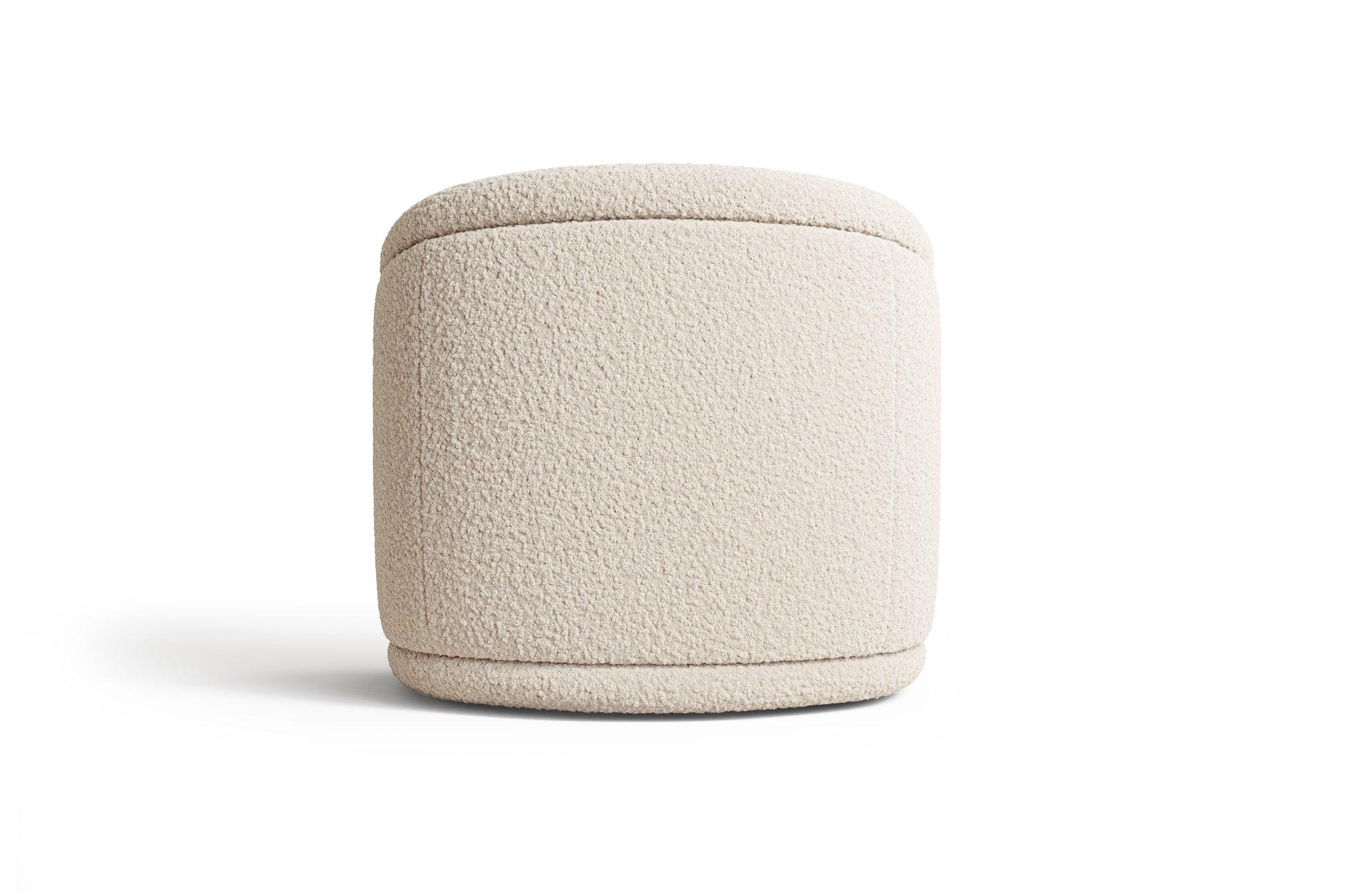 Auclair Bouclé Fabric 360° Swivel Chair