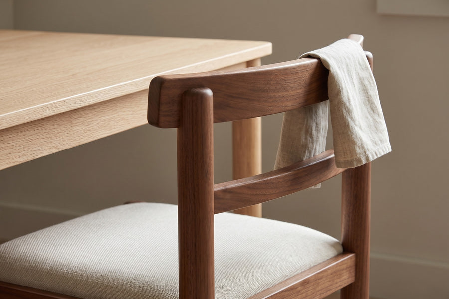 Albi Walnut Dining Chair detail