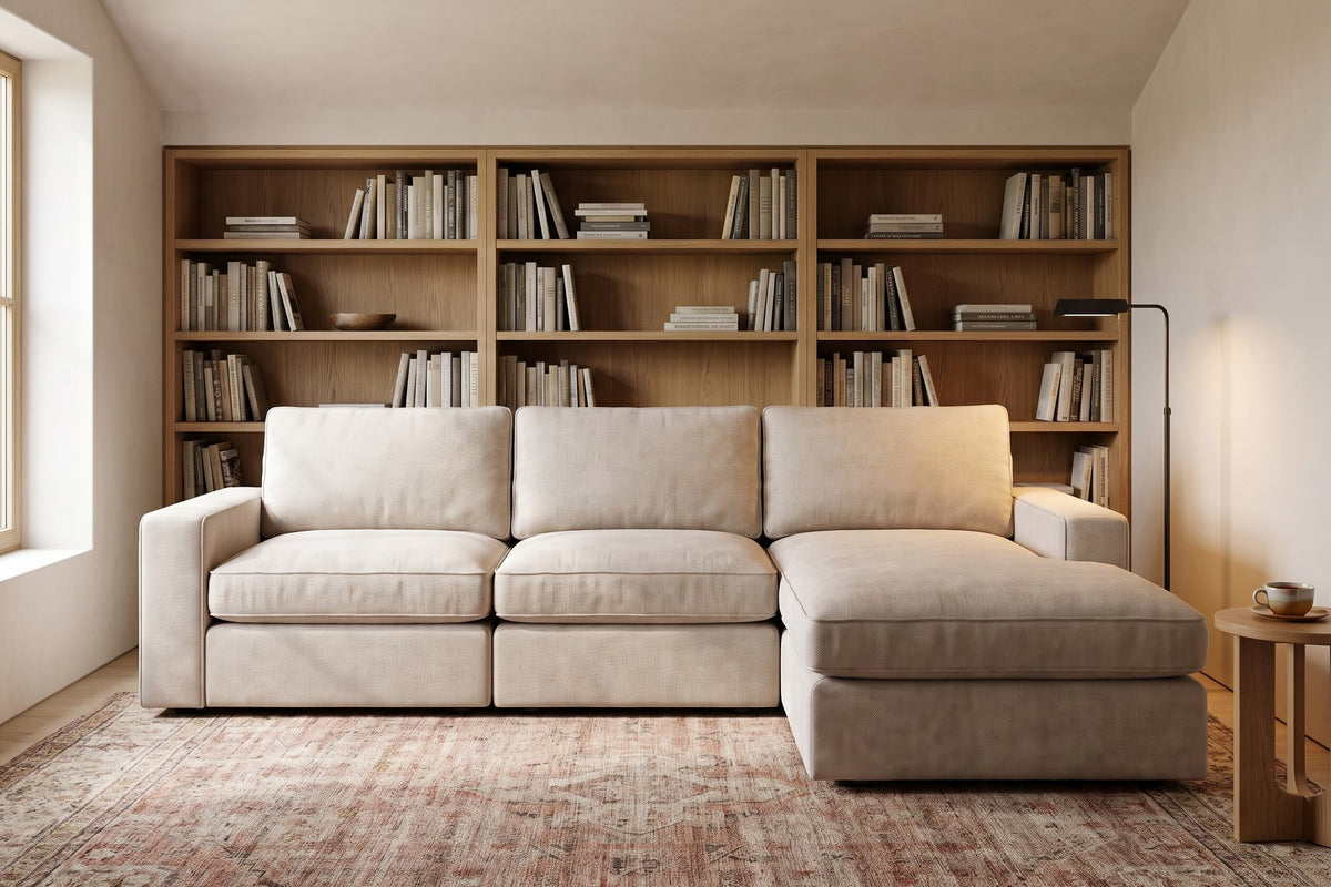 Annecy Modular L-Shaped Sectional in a room