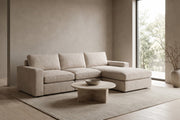 Annecy Modular L-Shaped Sectional in a living space