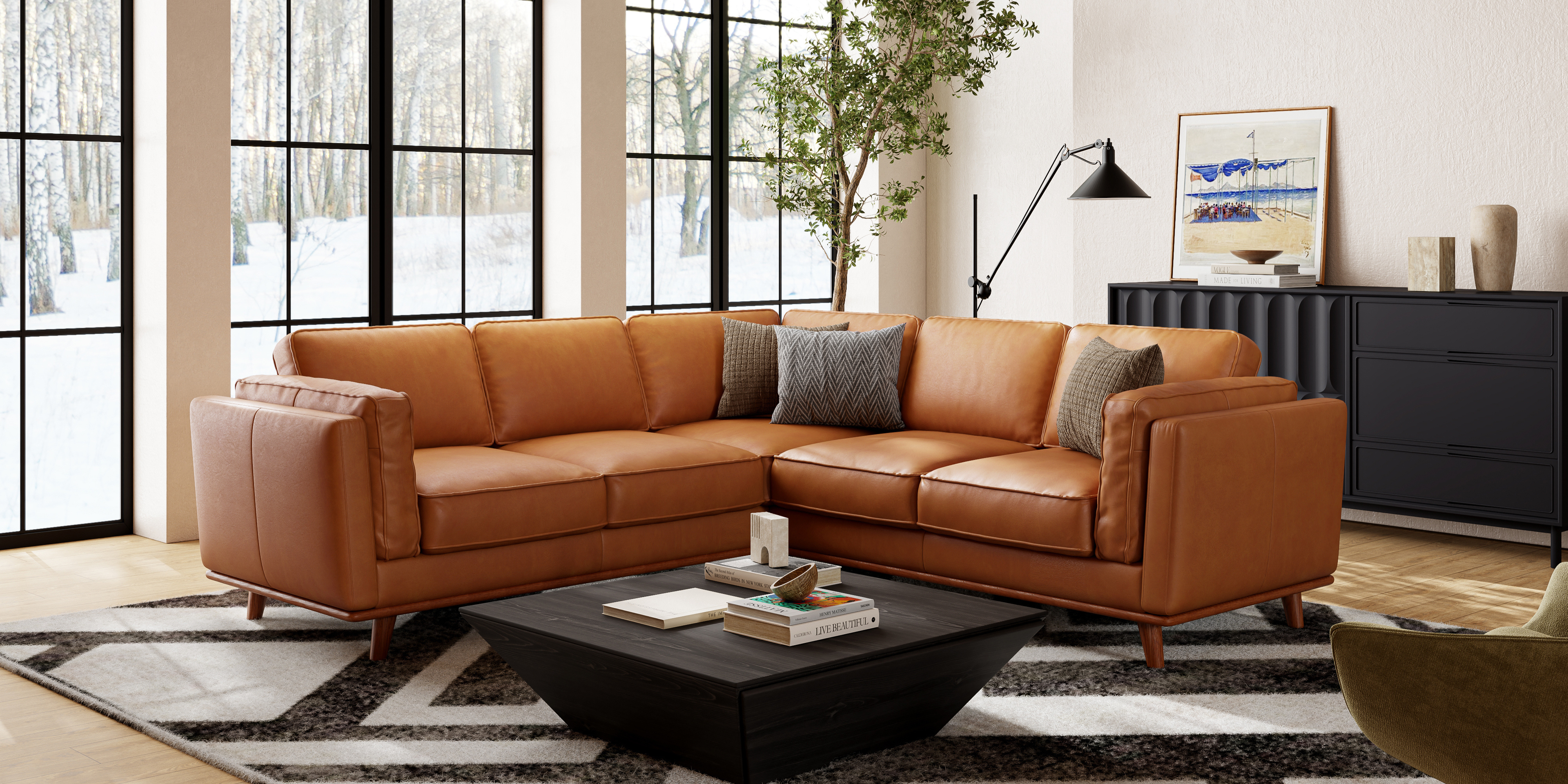 Maestro 3 Seater Leather Sofa