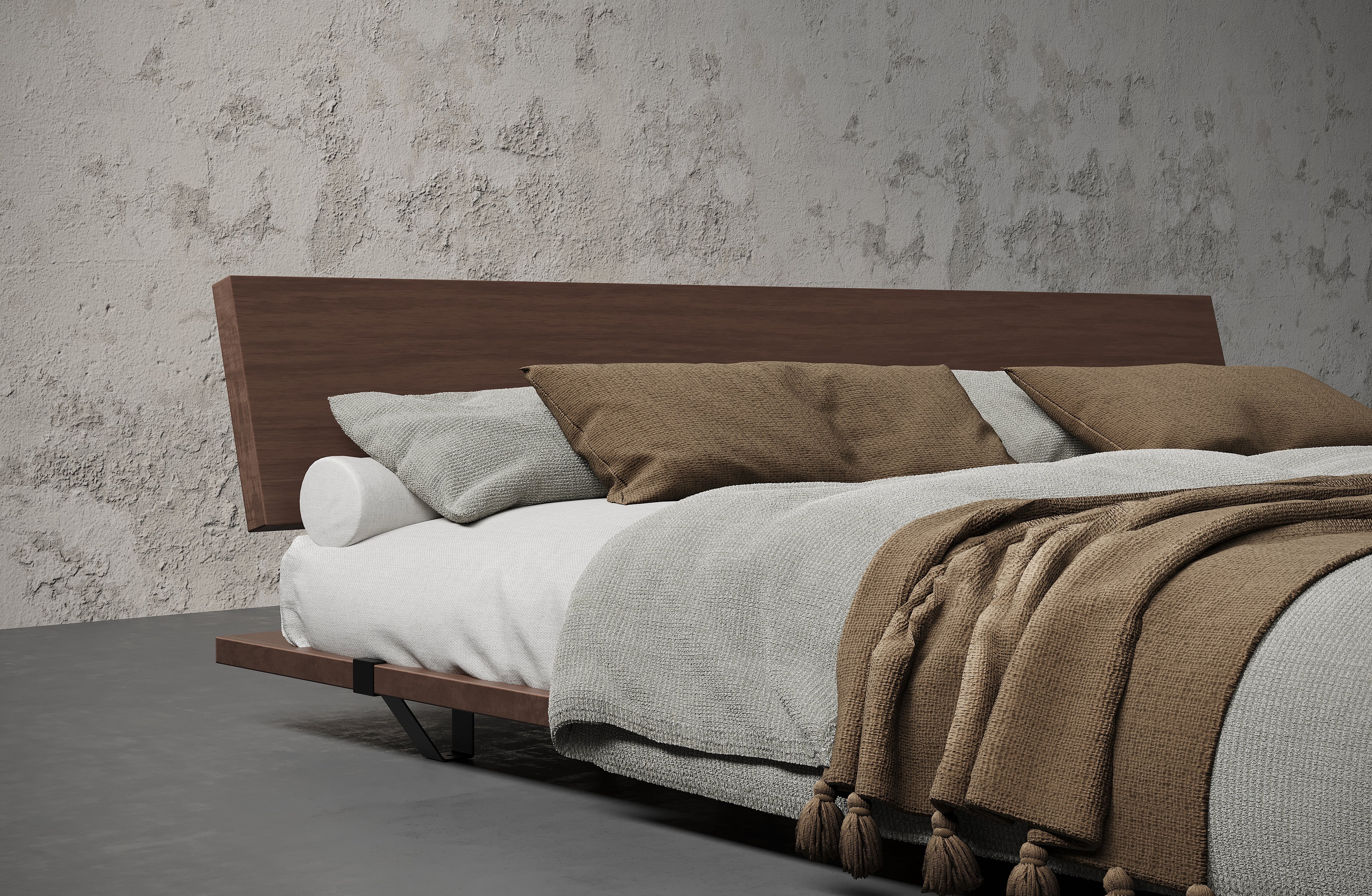 Leroy Solid Wood Bed Frame - King & Queen Size Bedframe