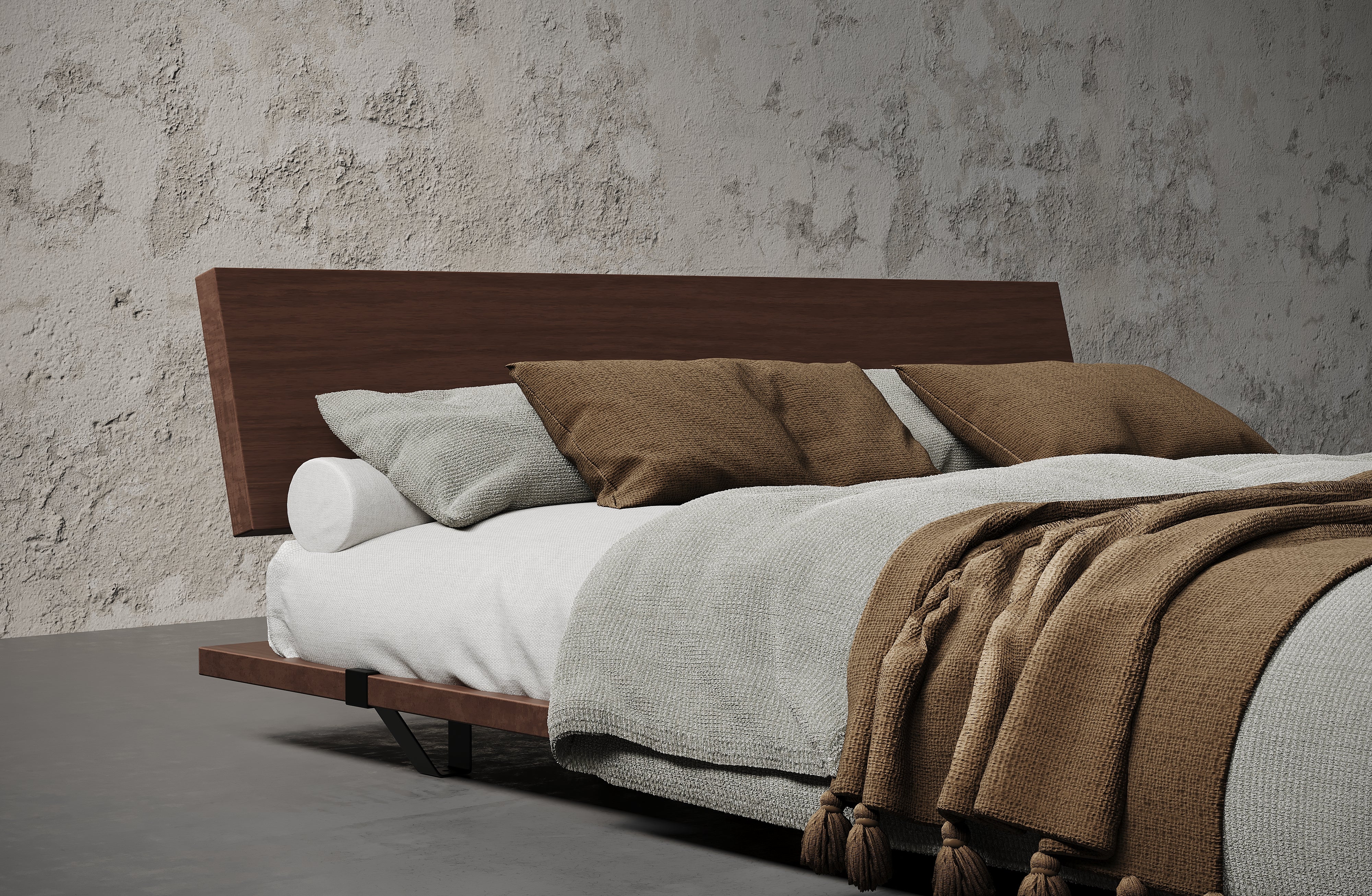 Leroy Solid Wood Bed Frame - King & Queen Size Bedframe