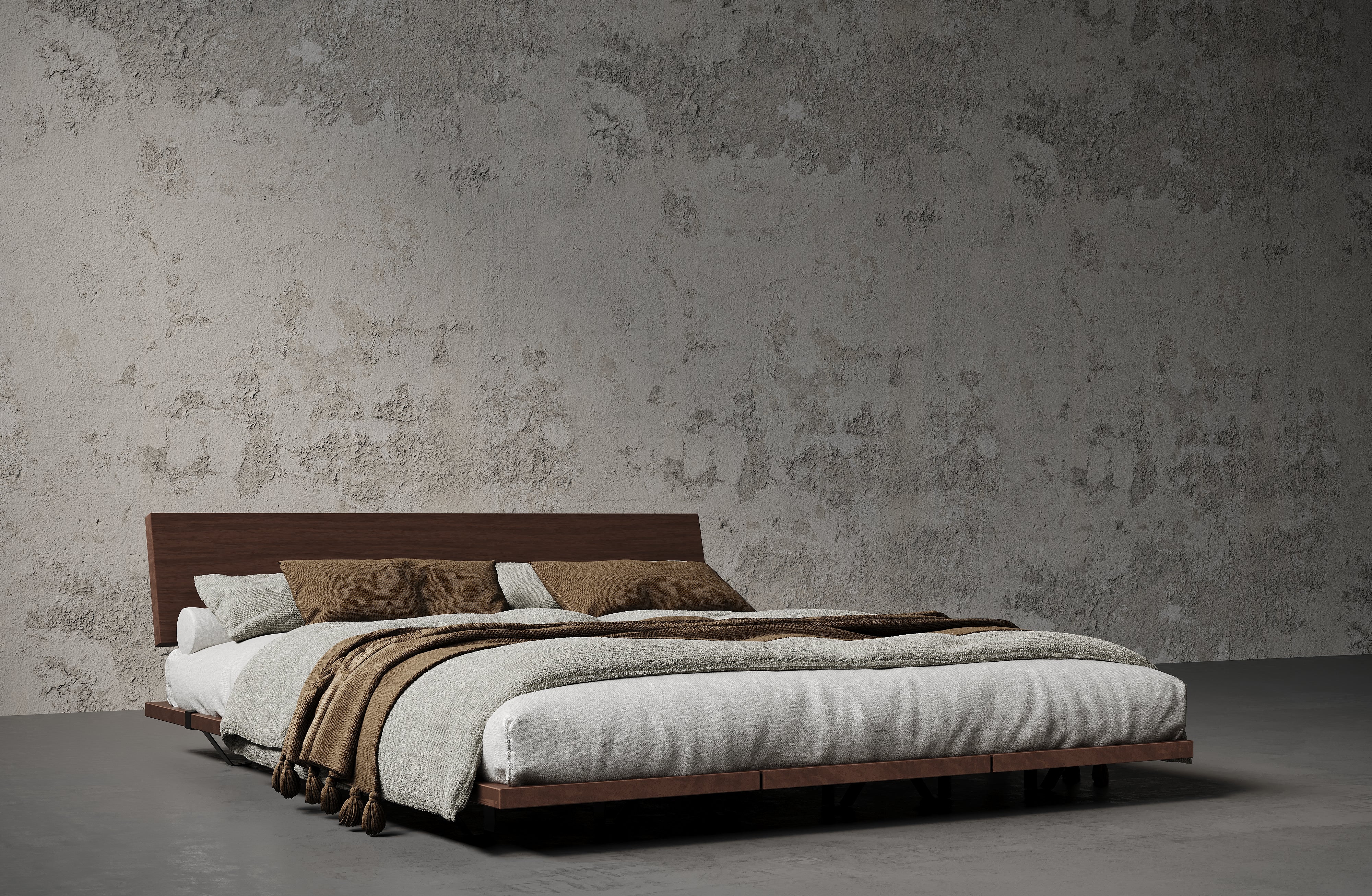 Leroy Solid Wood Bed Frame - King & Queen Size Bedframe