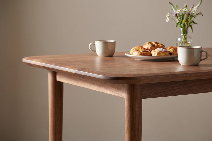 Beaune Walnut Dining Table detail