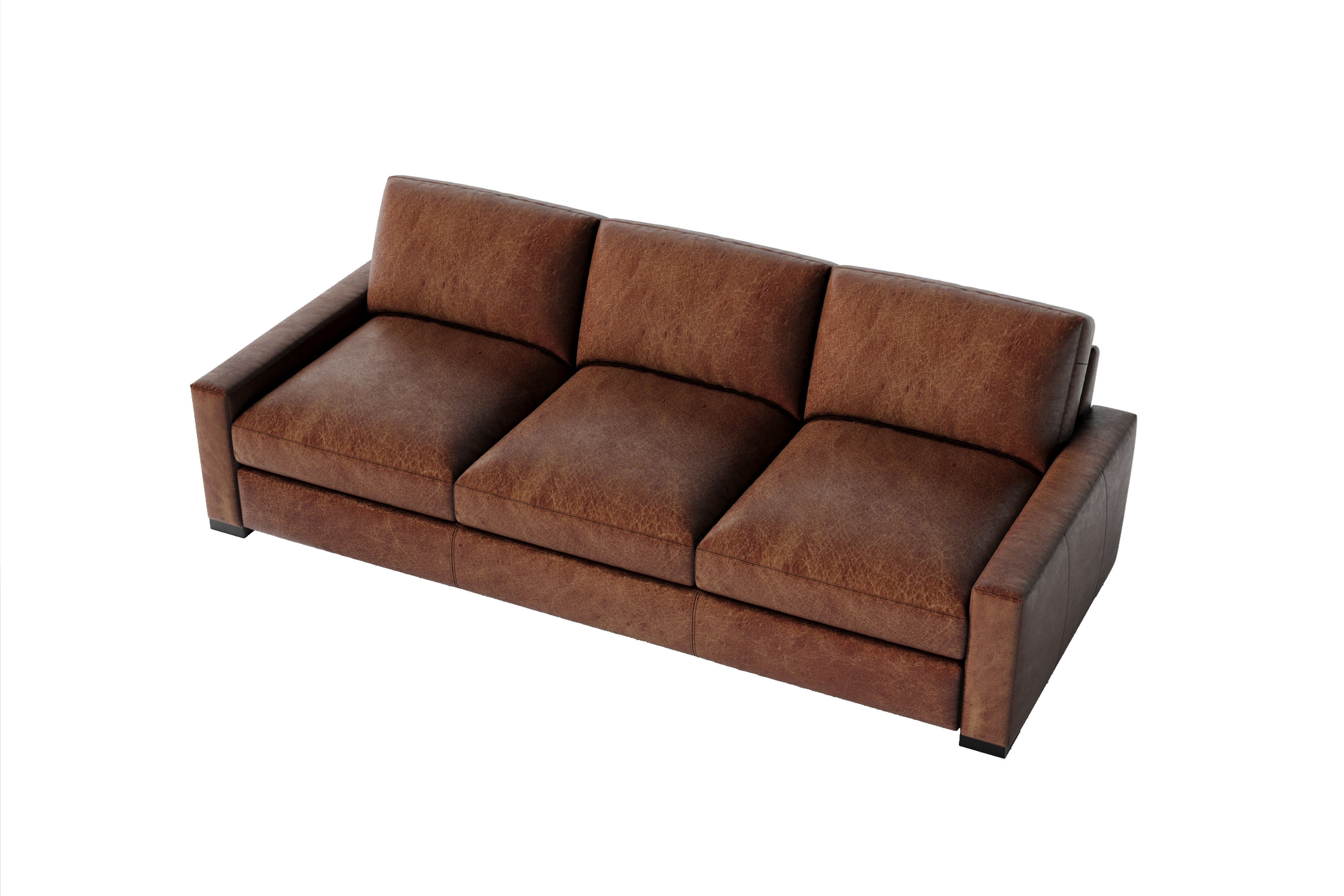 Brunelle  Leather Sofa