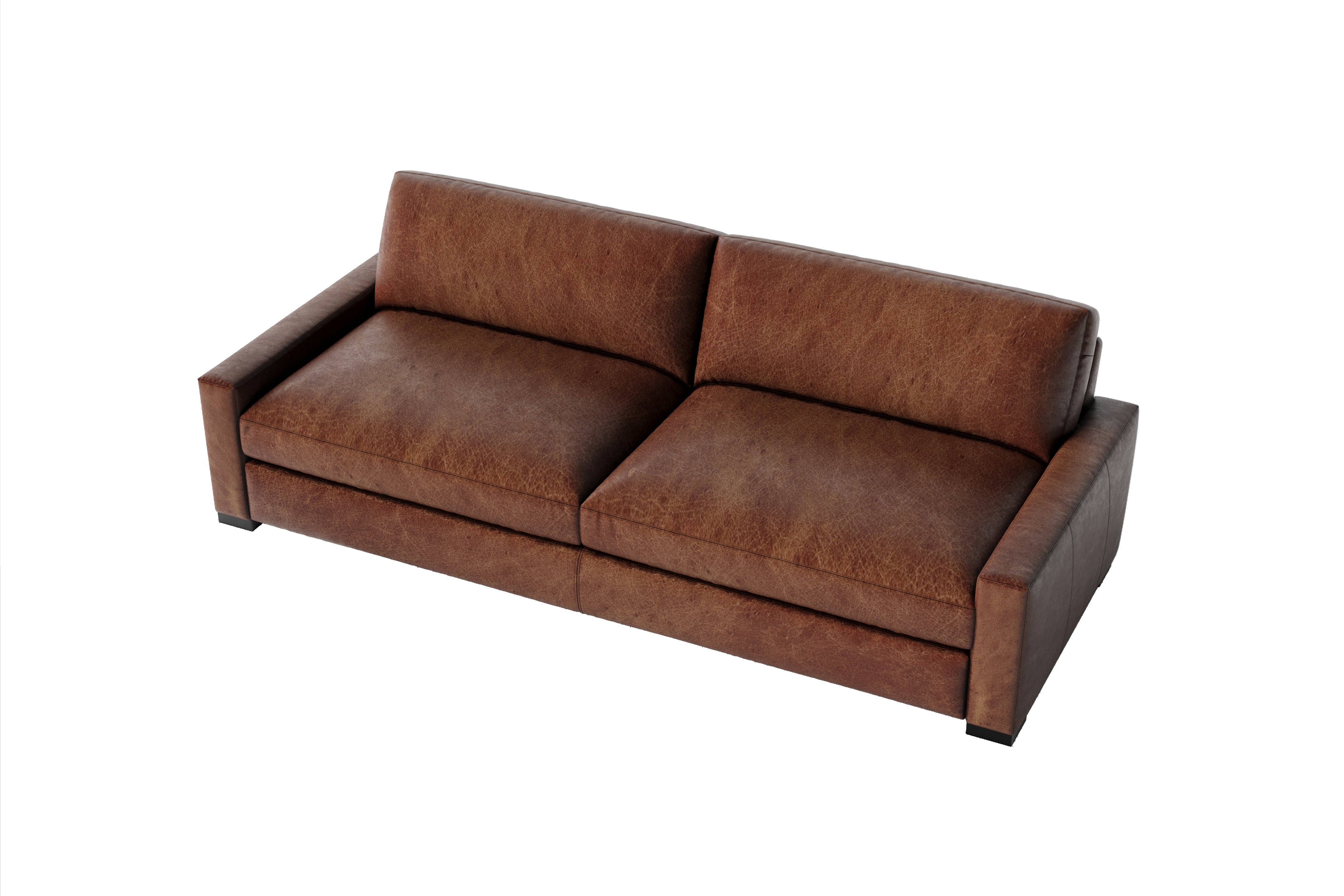 Brunelle  Leather Sofa