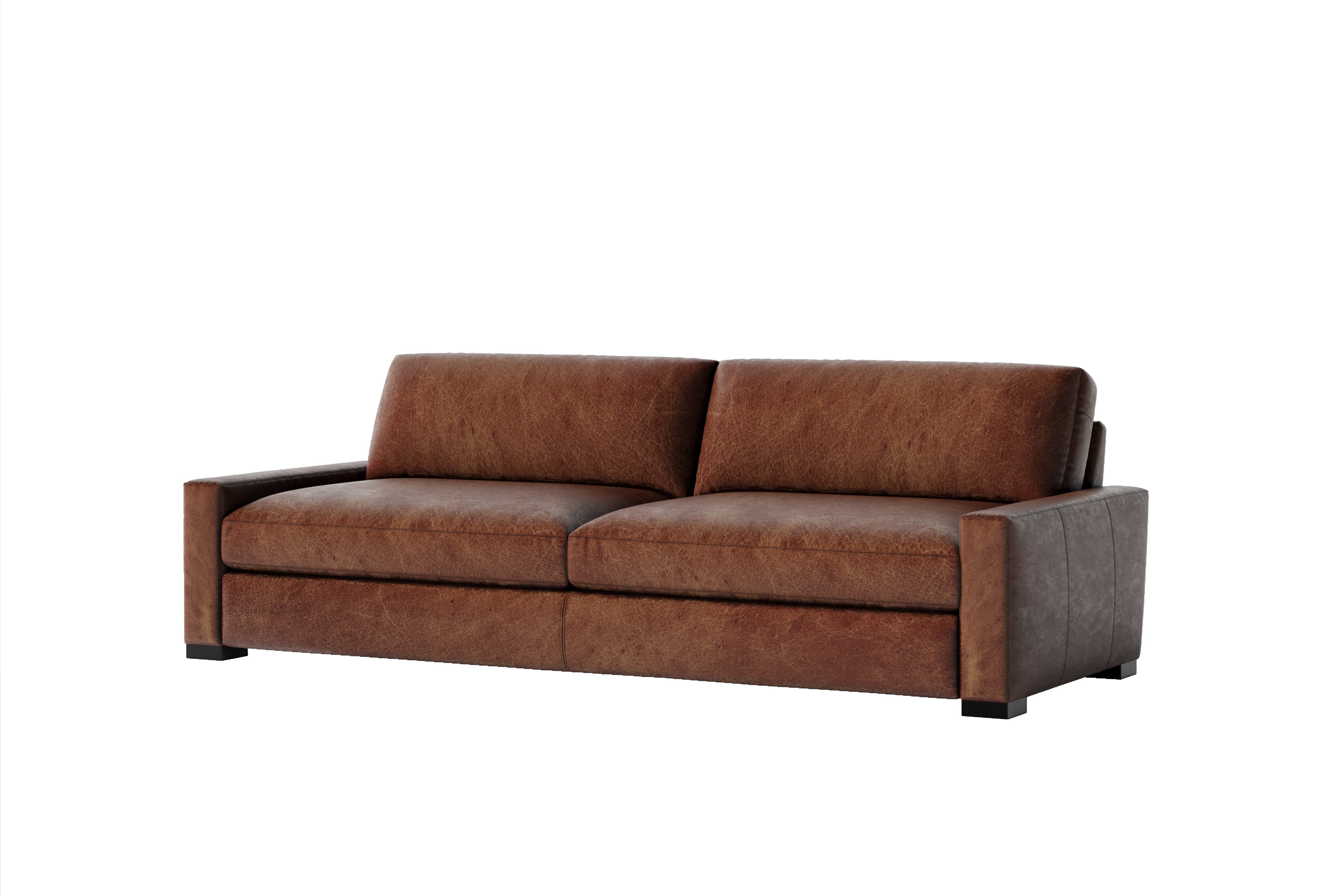 Brunelle  Leather Sofa