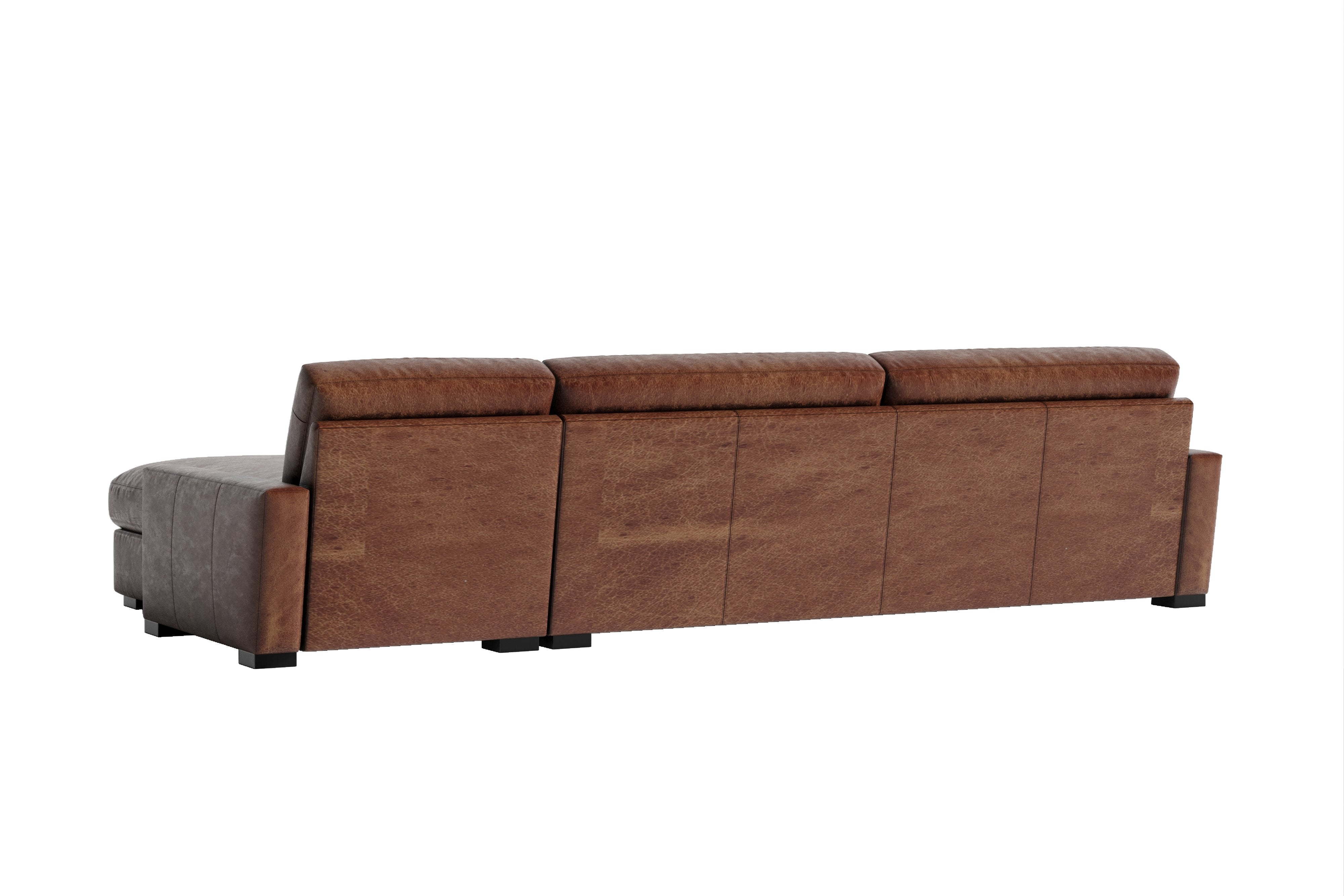 Brunelle  Leather Sectional Sofa