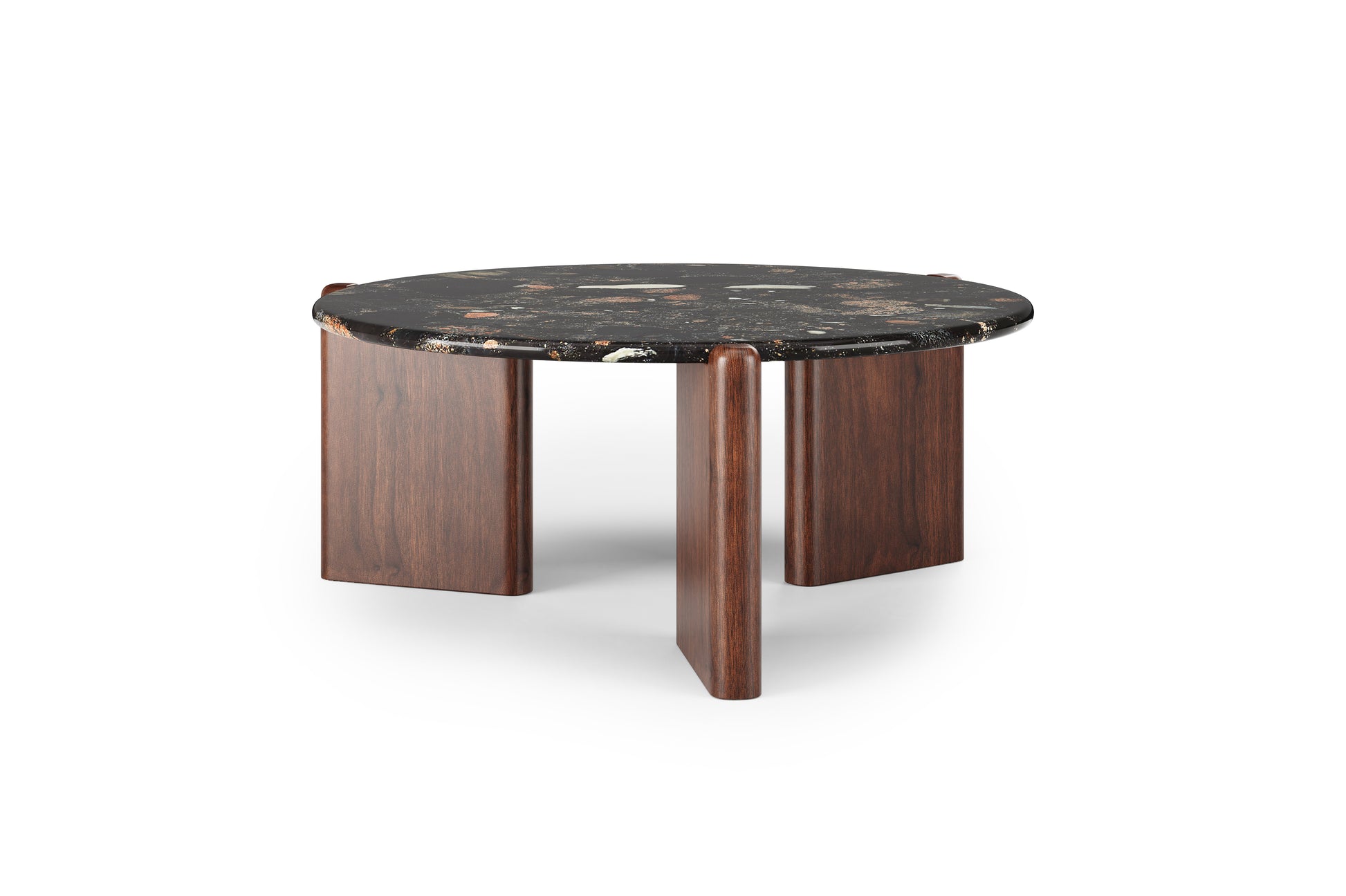 Greco Nero Marquina Marble Coffee Table