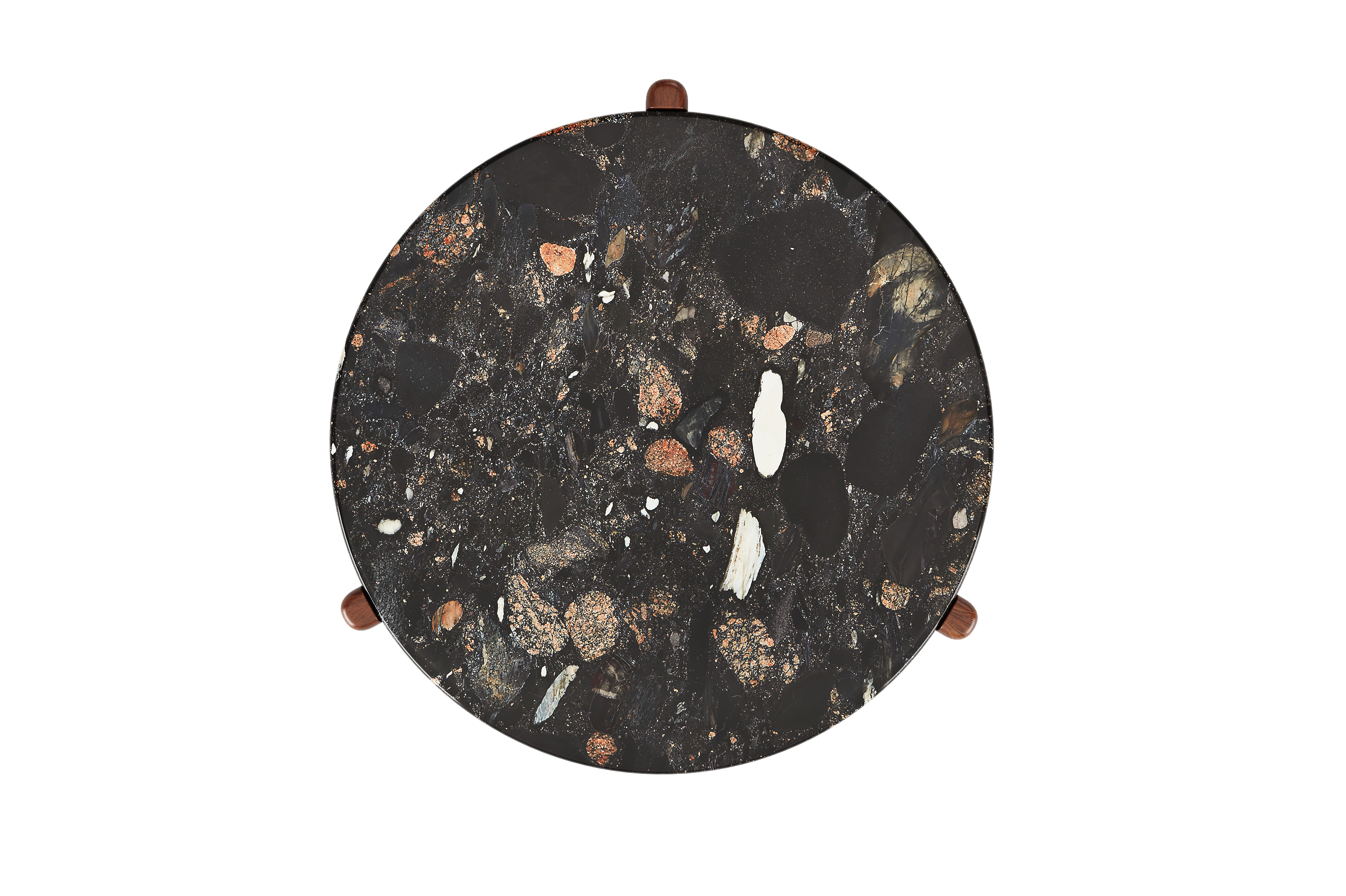 Greco Nero Marquina Marble Coffee Table