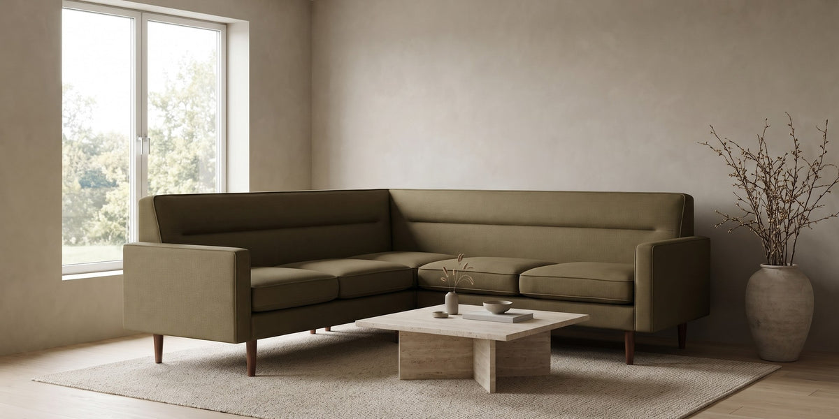 Cabourg Olive Corner Sectional banner