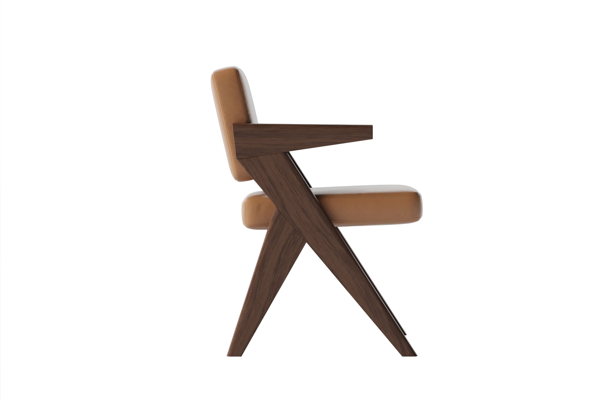 Leif Nordic Hygge™ Leather & Ash Wood Dining Chair – Timeless Heirloom Design