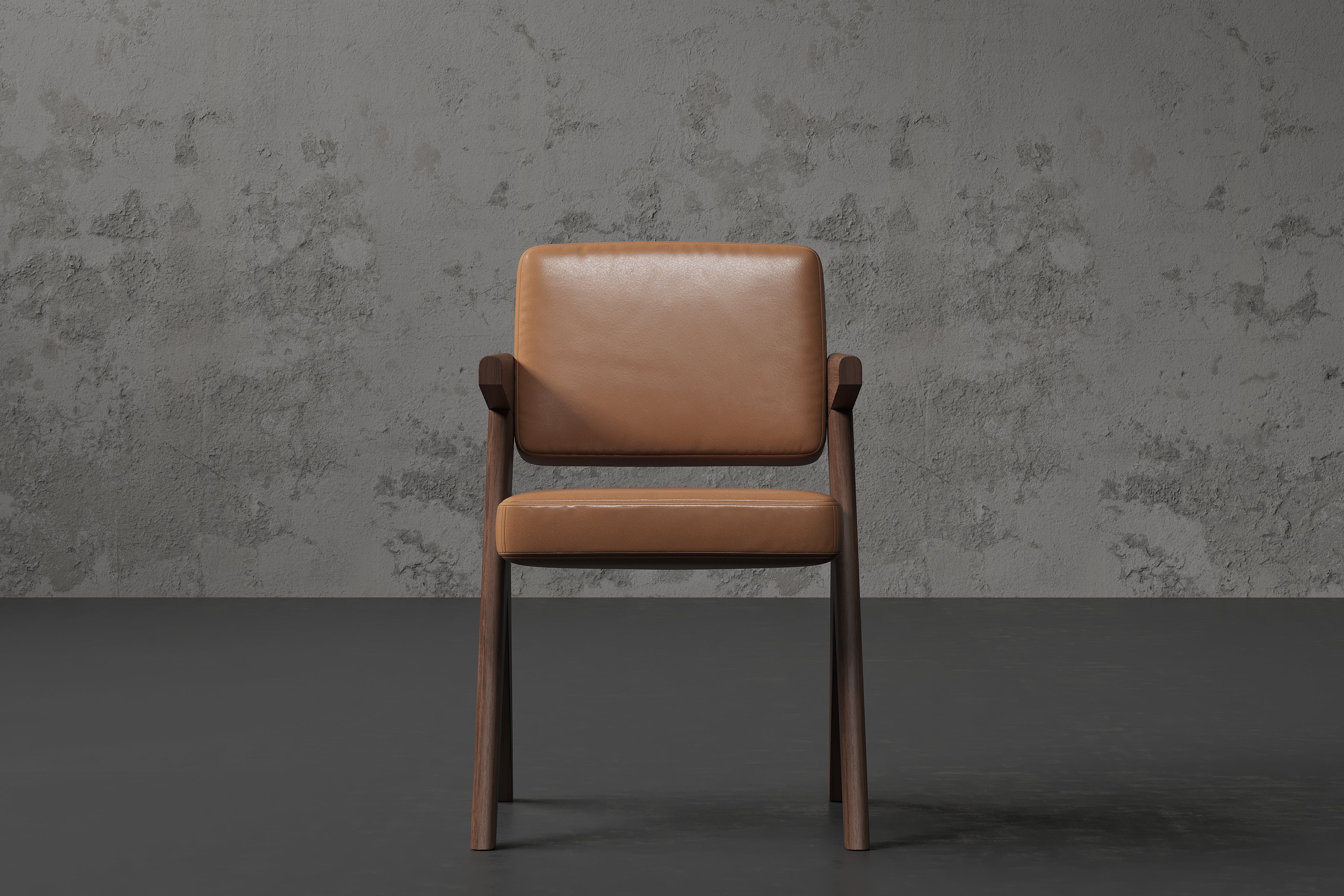 Leif Nordic Hygge™ Leather & Ash Wood Dining Chair – Timeless Heirloom Design