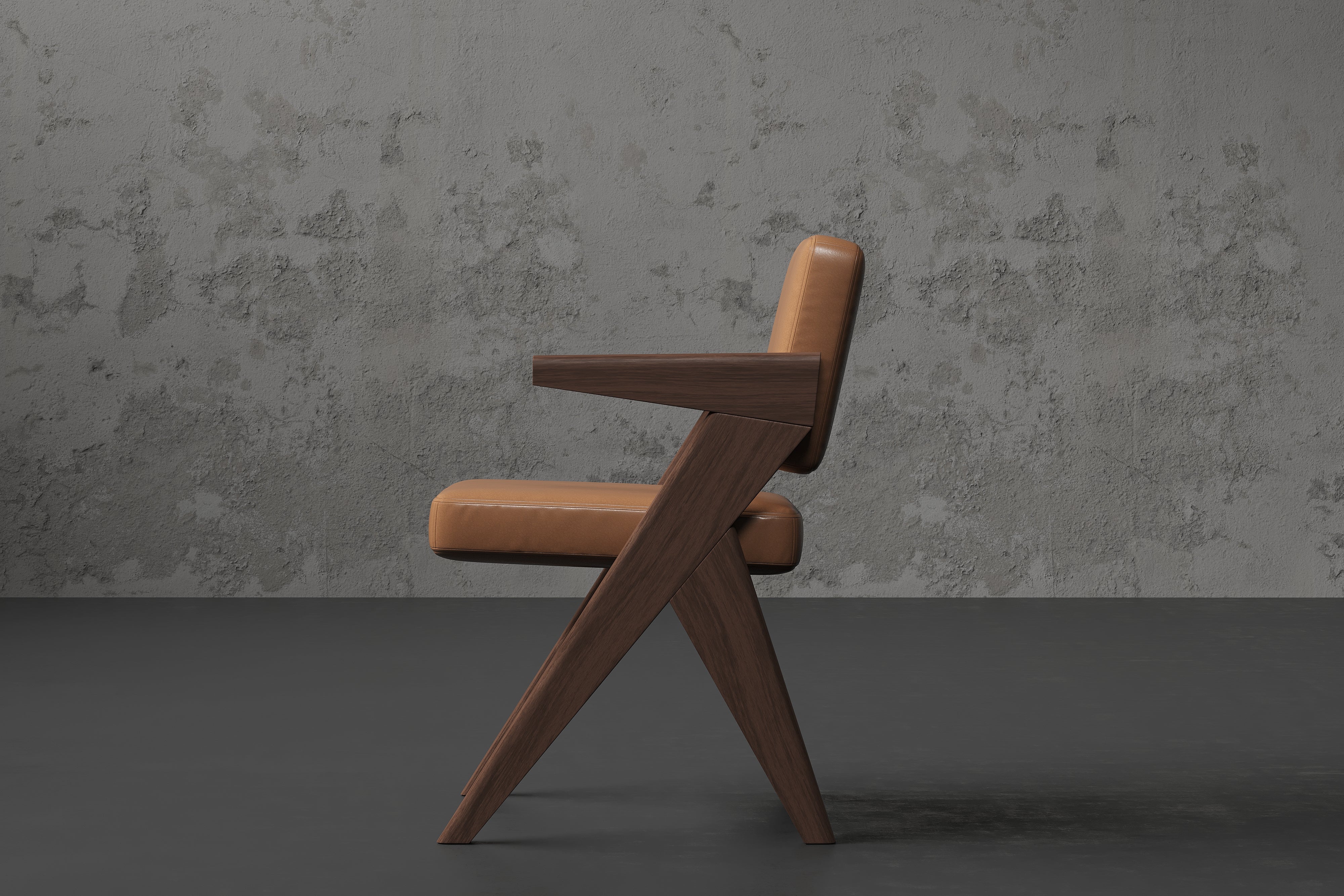 Leif Nordic Hygge™ Leather & Ash Wood Dining Chair – Timeless Heirloom Design