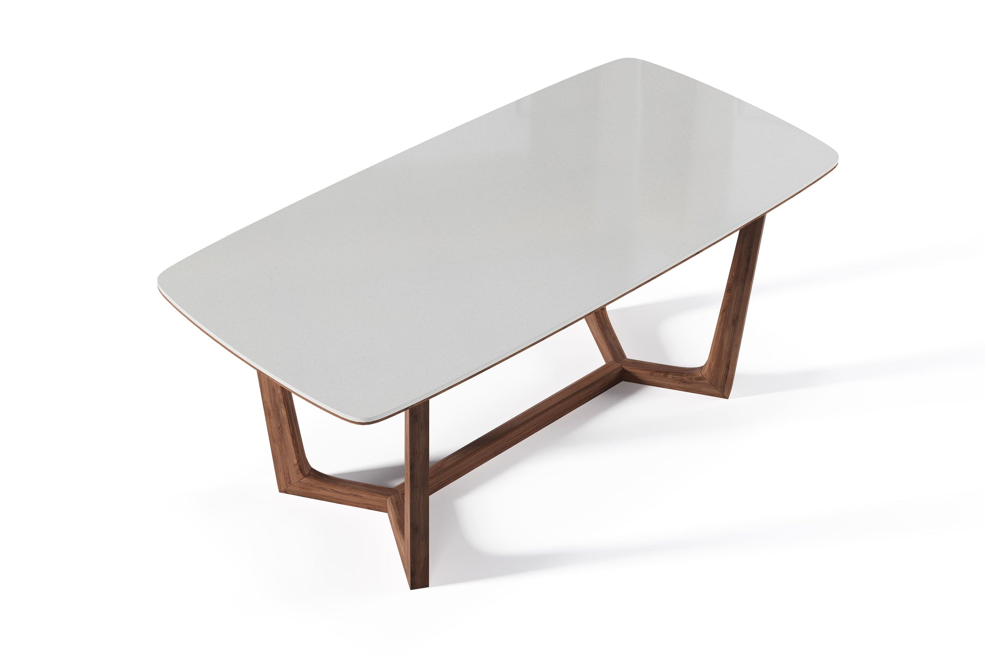 Clemente Quartz Dining Table – Modern Elegance, Unmatched Durability