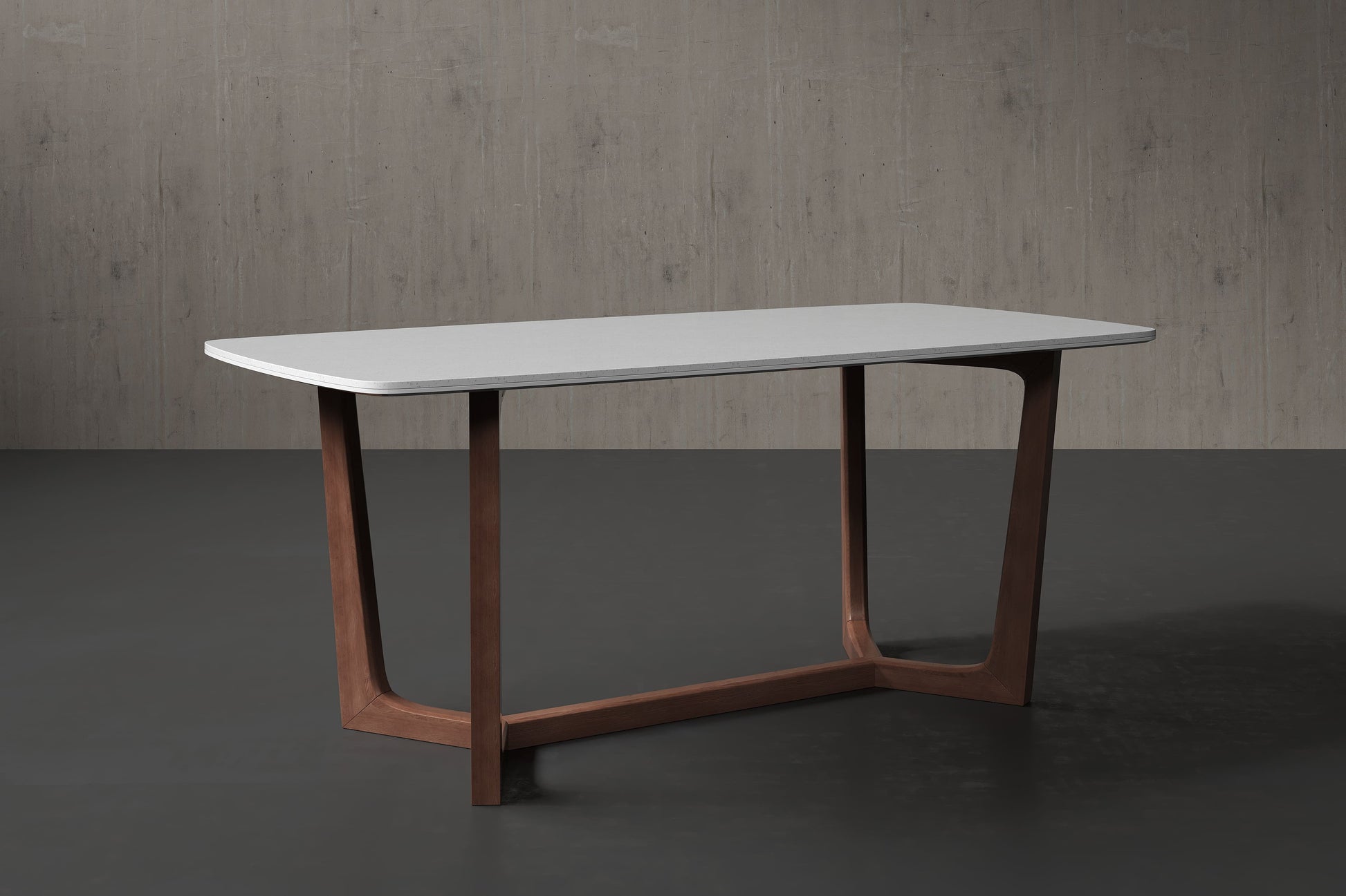 Clemente Quartz Dining Table – Modern Elegance, Unmatched Durability
