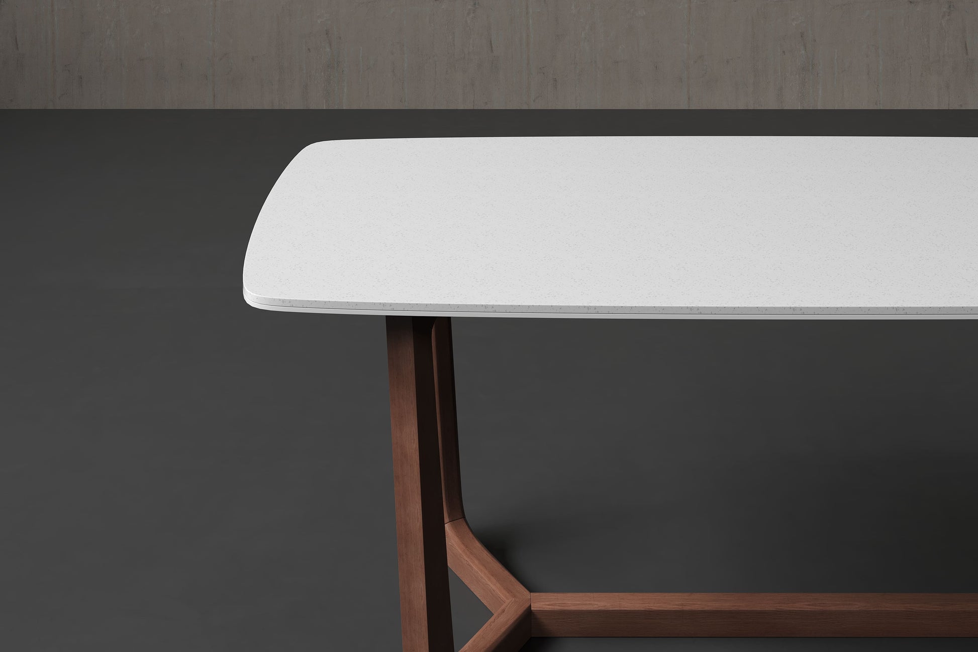 Clemente Quartz Dining Table – Modern Elegance, Unmatched Durability