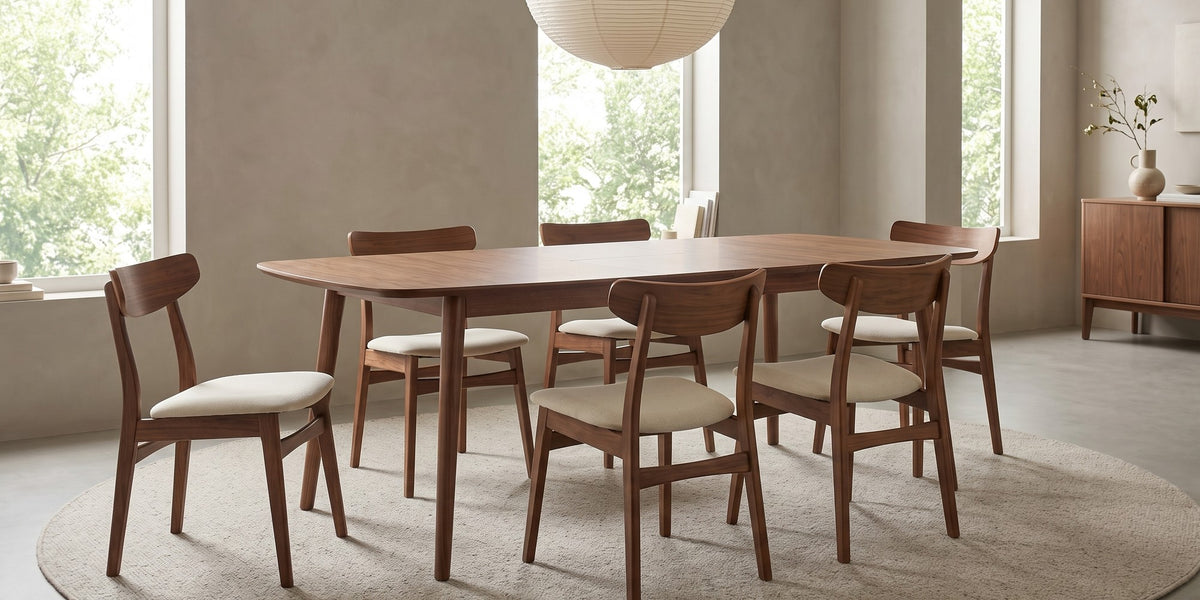Cluny Extendable Walnut Dining Table banner