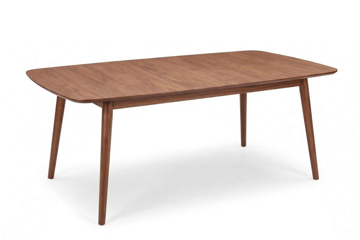 Cluny Extendable Dining Table – Walnut or Oak, 71" to 94", Seats 6 to 8
